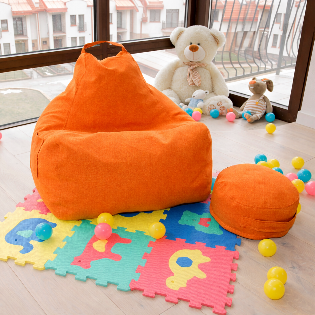 sittsäck barn pumpkin Slowdown 