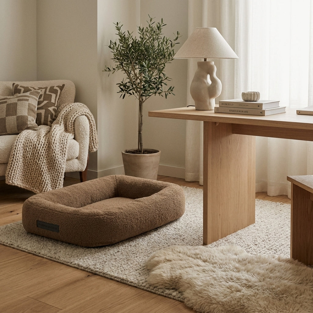 Hundbädd 75 Teddy Camel