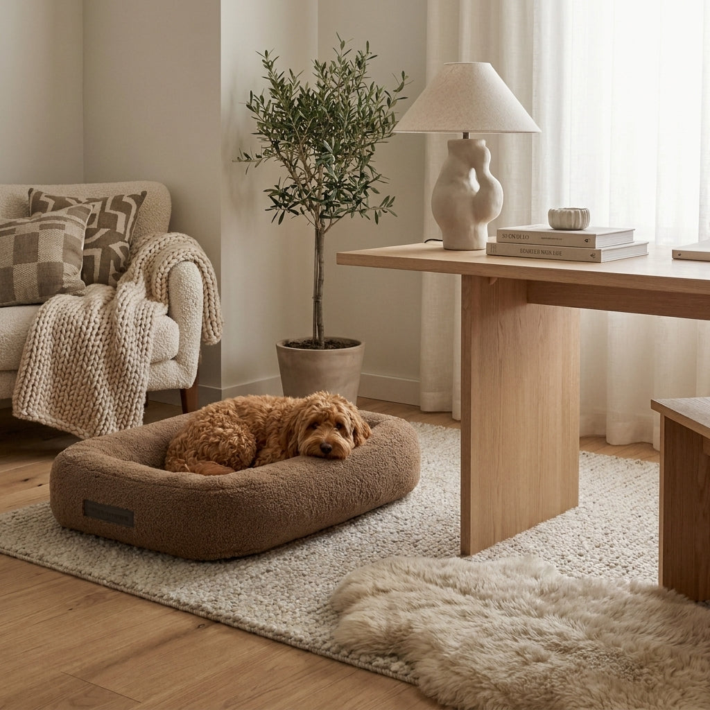 Hundbädd 75 Teddy Camel