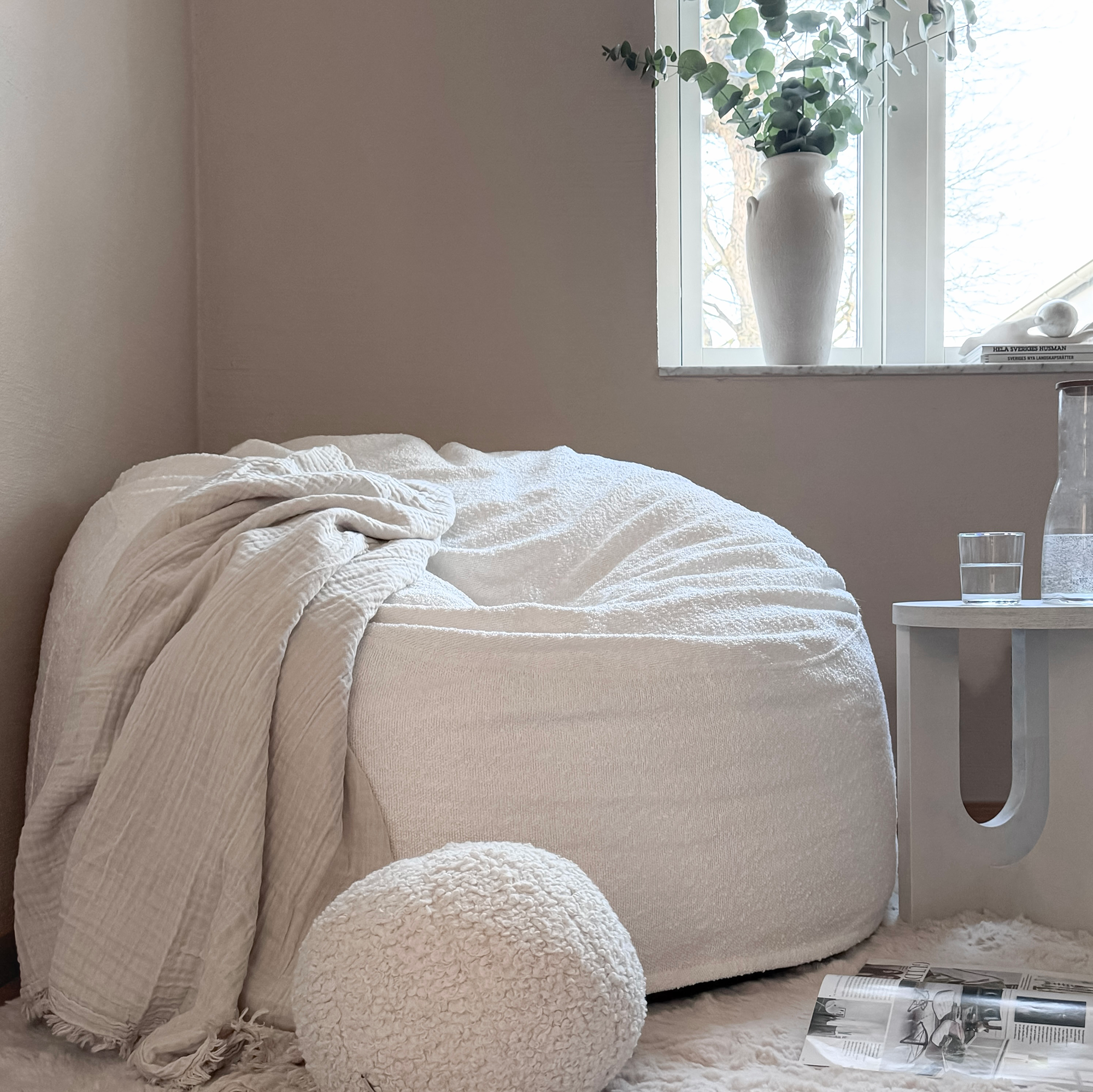 Fåtölj Sittsäck Om 110 Madu White