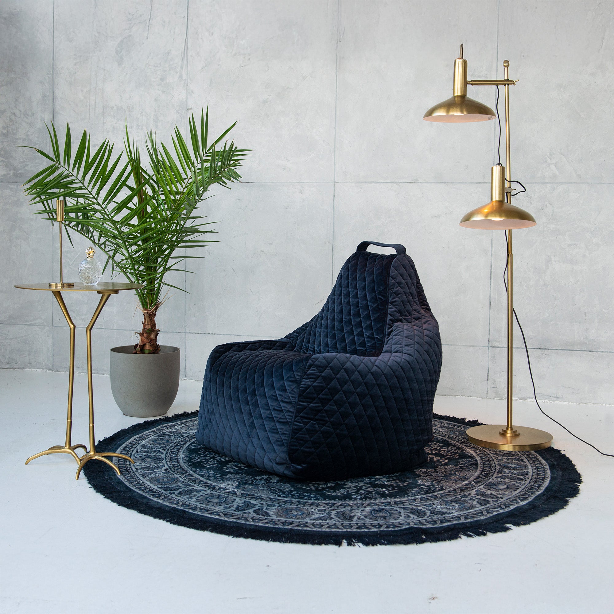 Sittsäck Play Lure Luxe Emerald Green