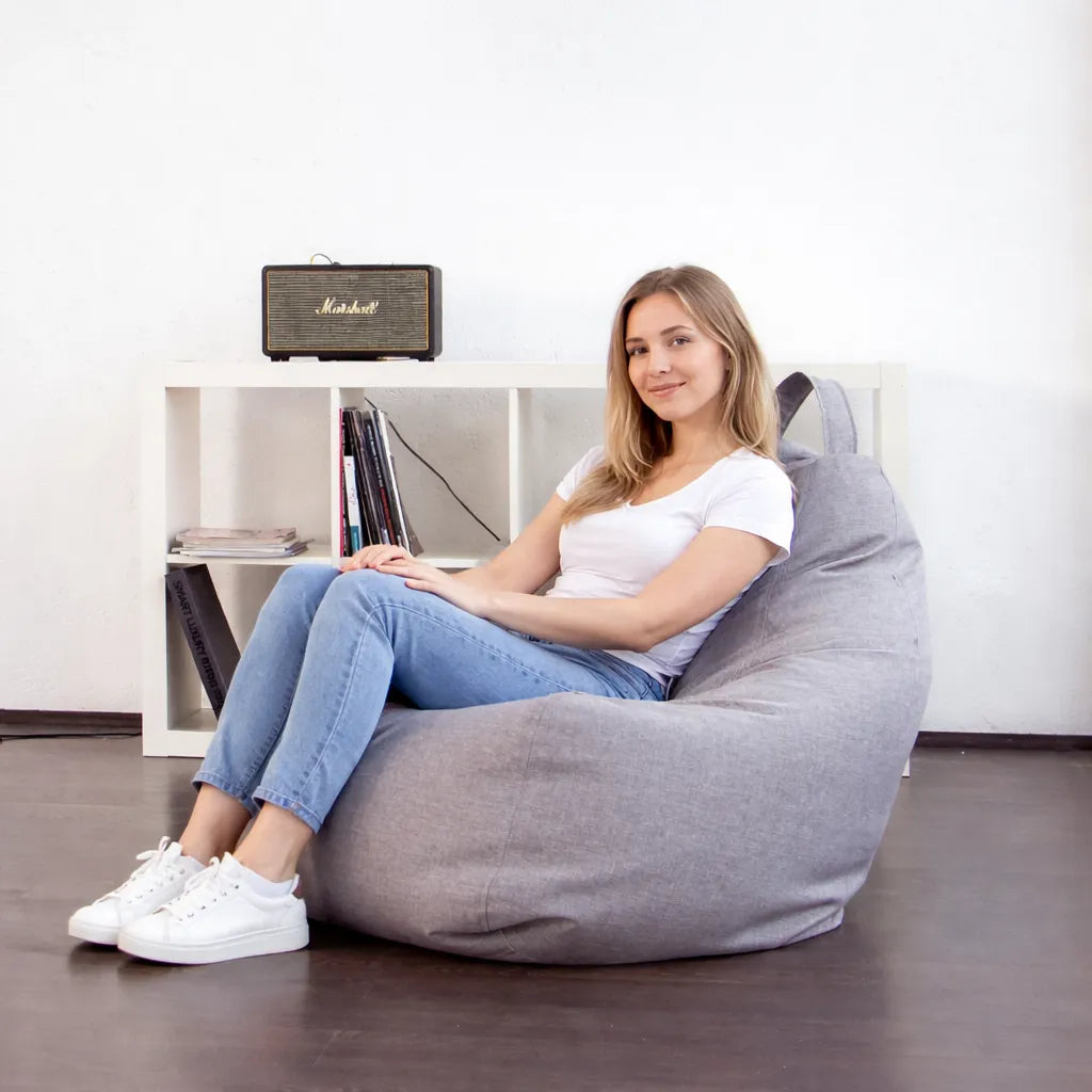 Sittsäck Play Home Light Grey-Fåtöljer Play-Slowdown