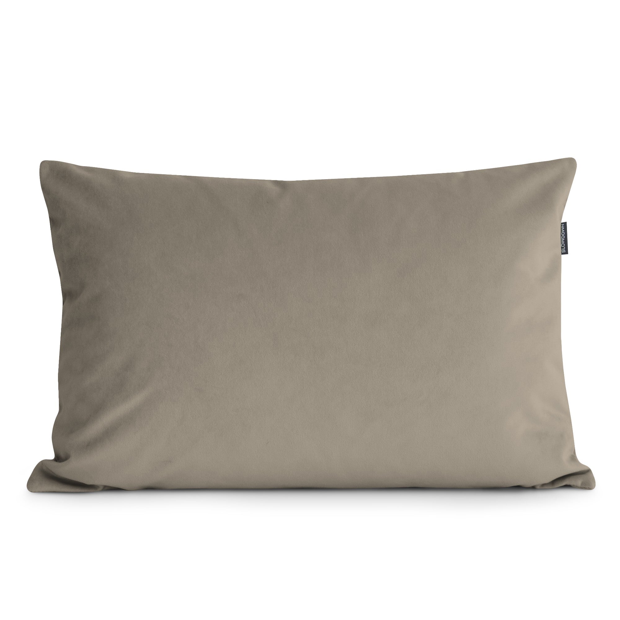 Dekorationskudde 65x45 Barcelona sammet  Taupe