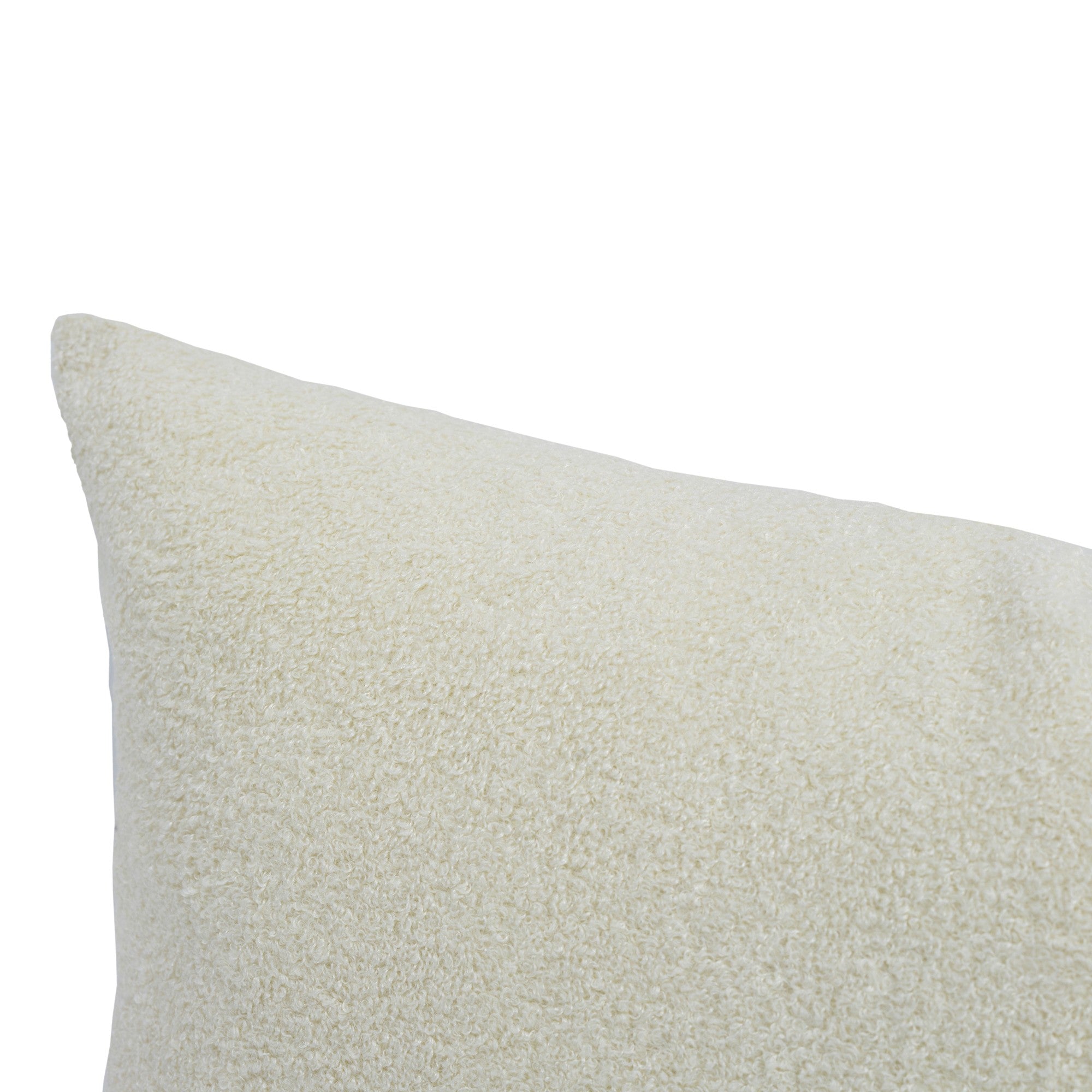 Dekorationskudde teddy 65x45cm  Cream