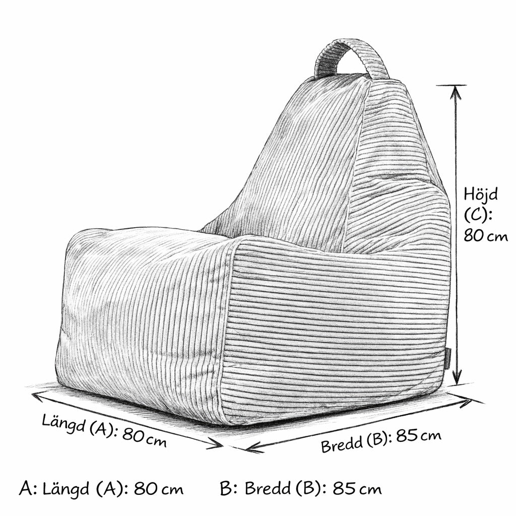Sittsäck Play Dunẽs White Grey-Fåtöljer Play-Slowdown
