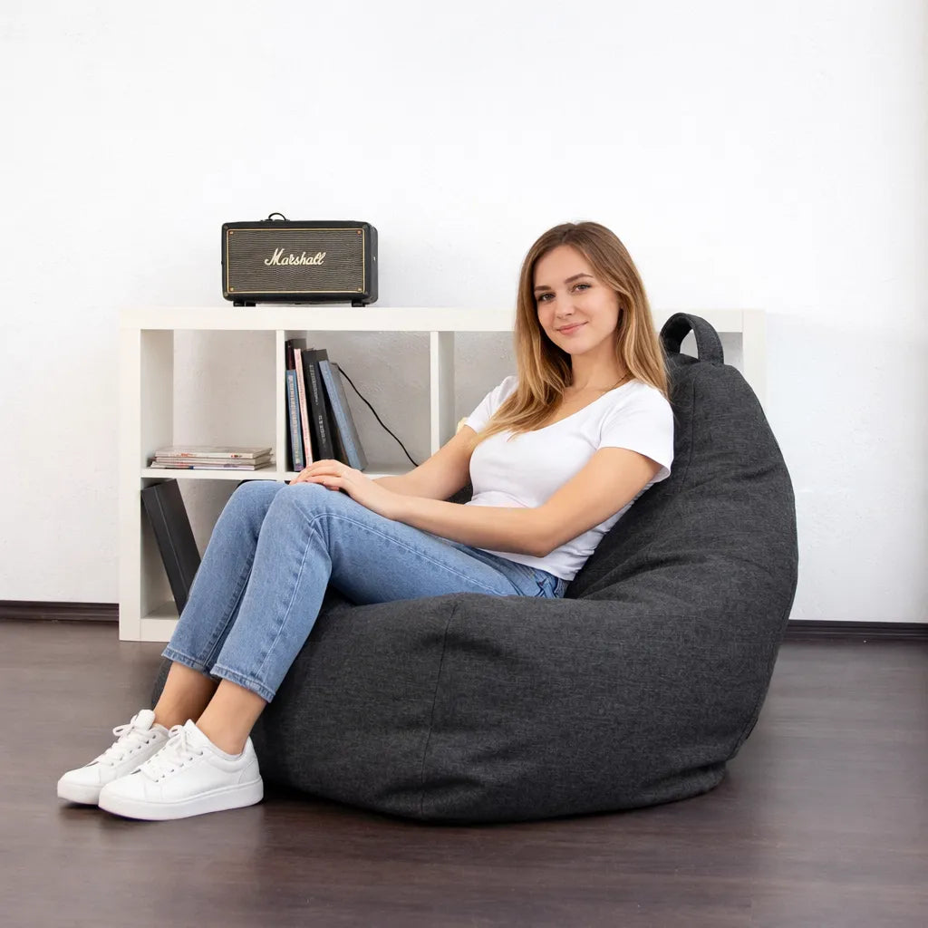 Sittsäck Play Home Dark Grey-Fåtöljer Play-Slowdown