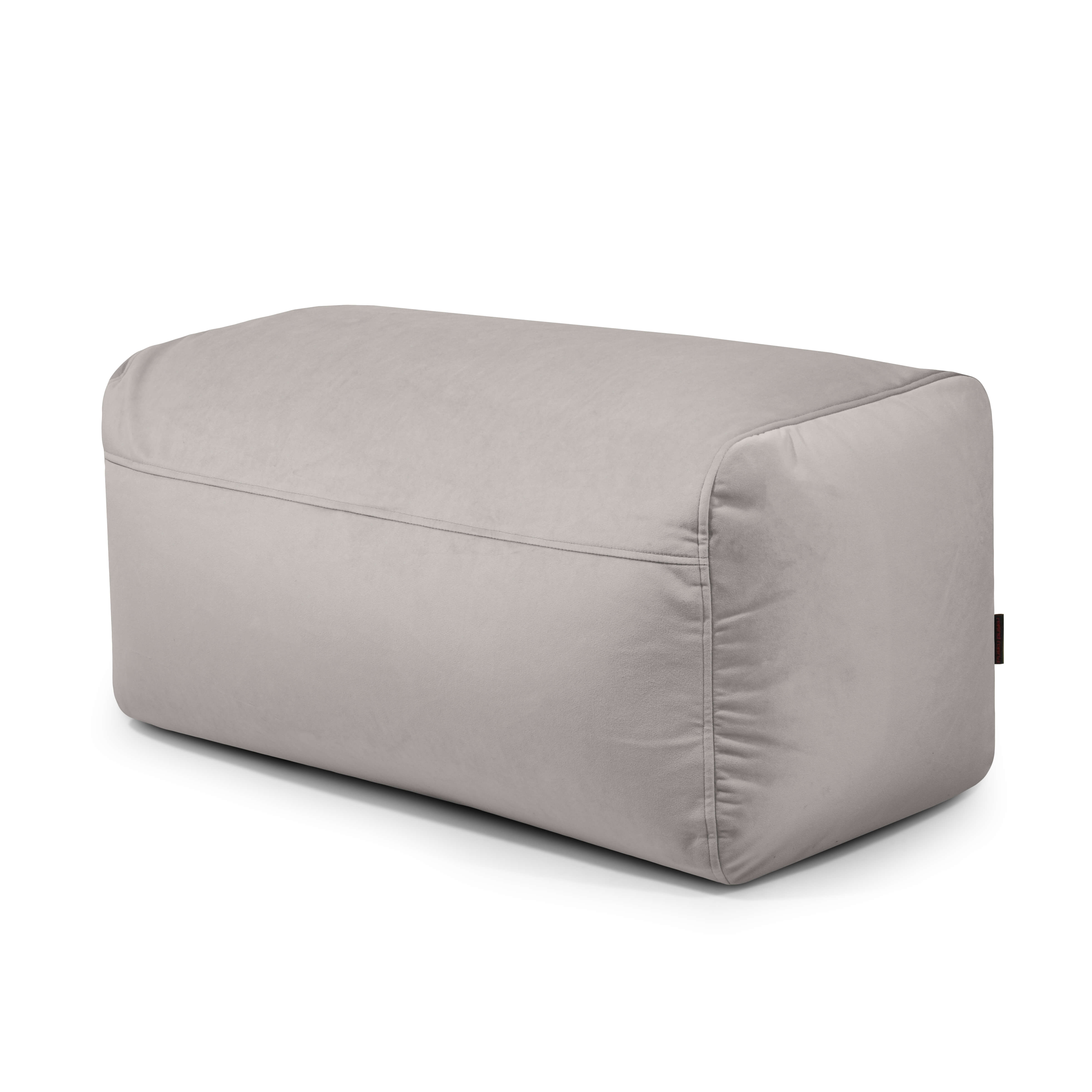 Pouf Plus 100 Barcelona White Grey