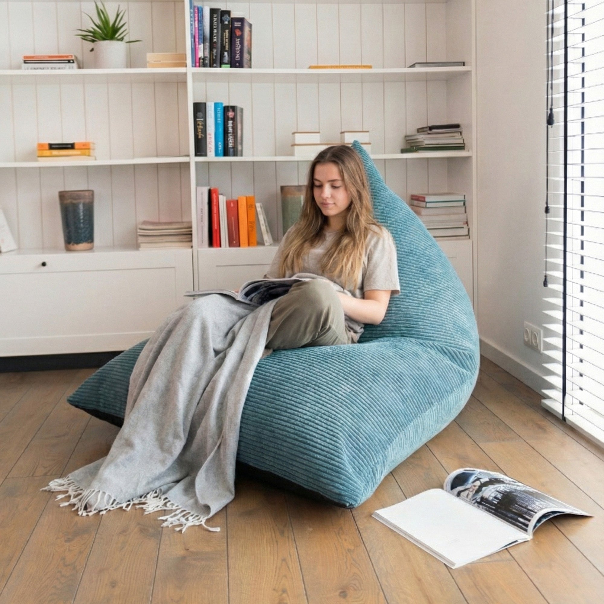 Sittsäck Razz Waves Petrol