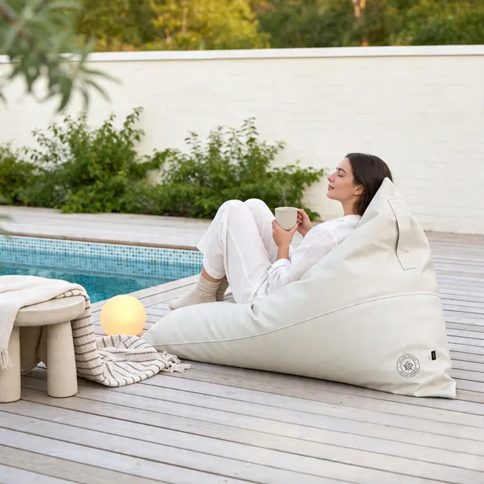 Sittsäck Razz Outside Beige