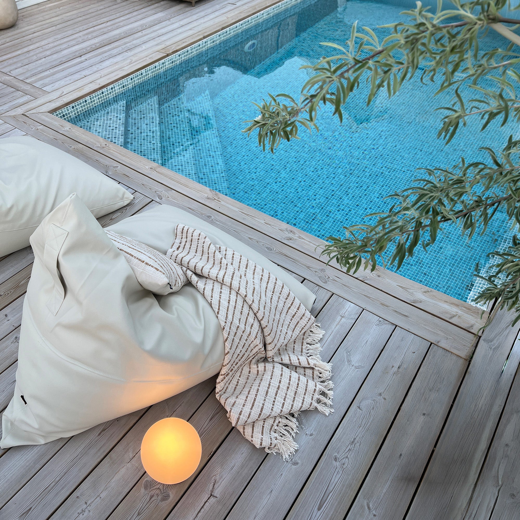 Sittsäck Razz Outside Beige