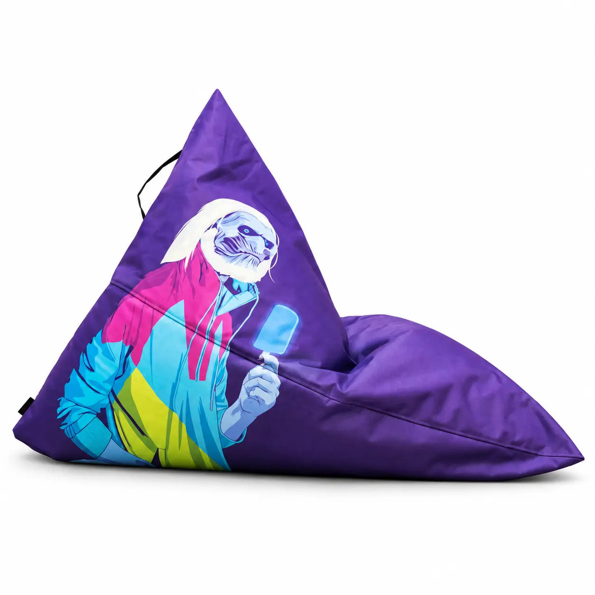Razz sittsäck Cape med tryck 130x110x90 cm SLOWDOWN