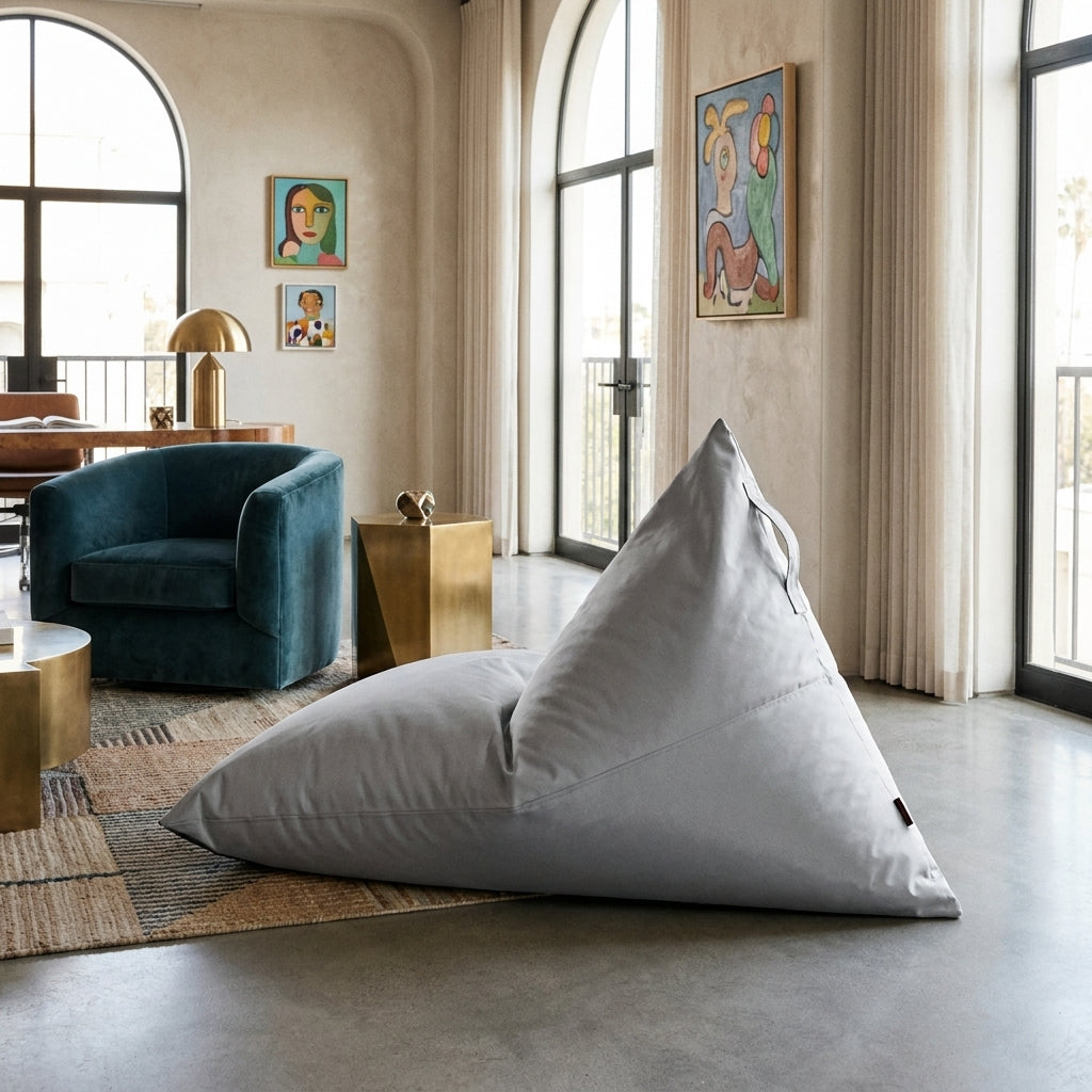 Sittsäck Razzmatazz OX White Grey