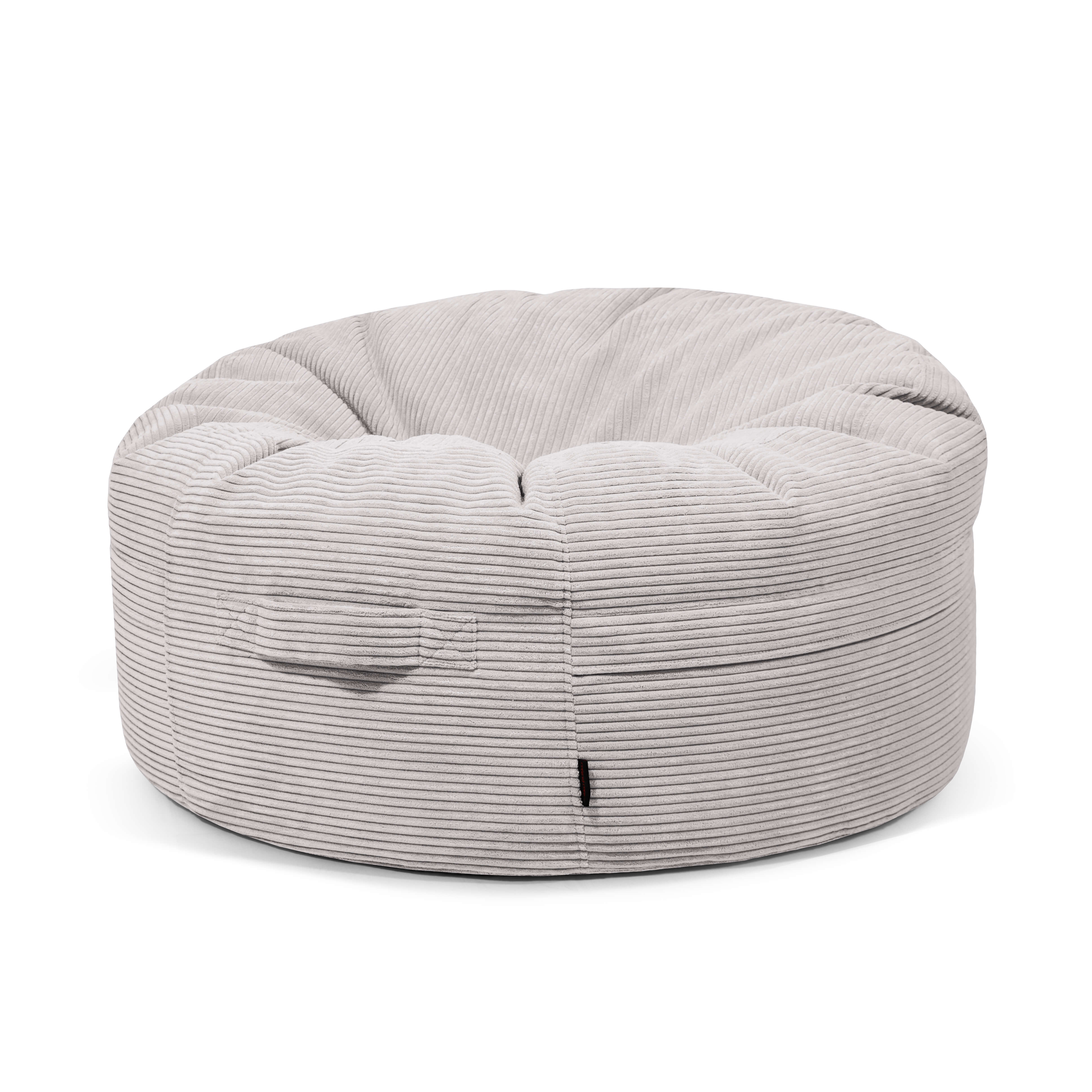 Bean bag Roll 105 Waves White Grey