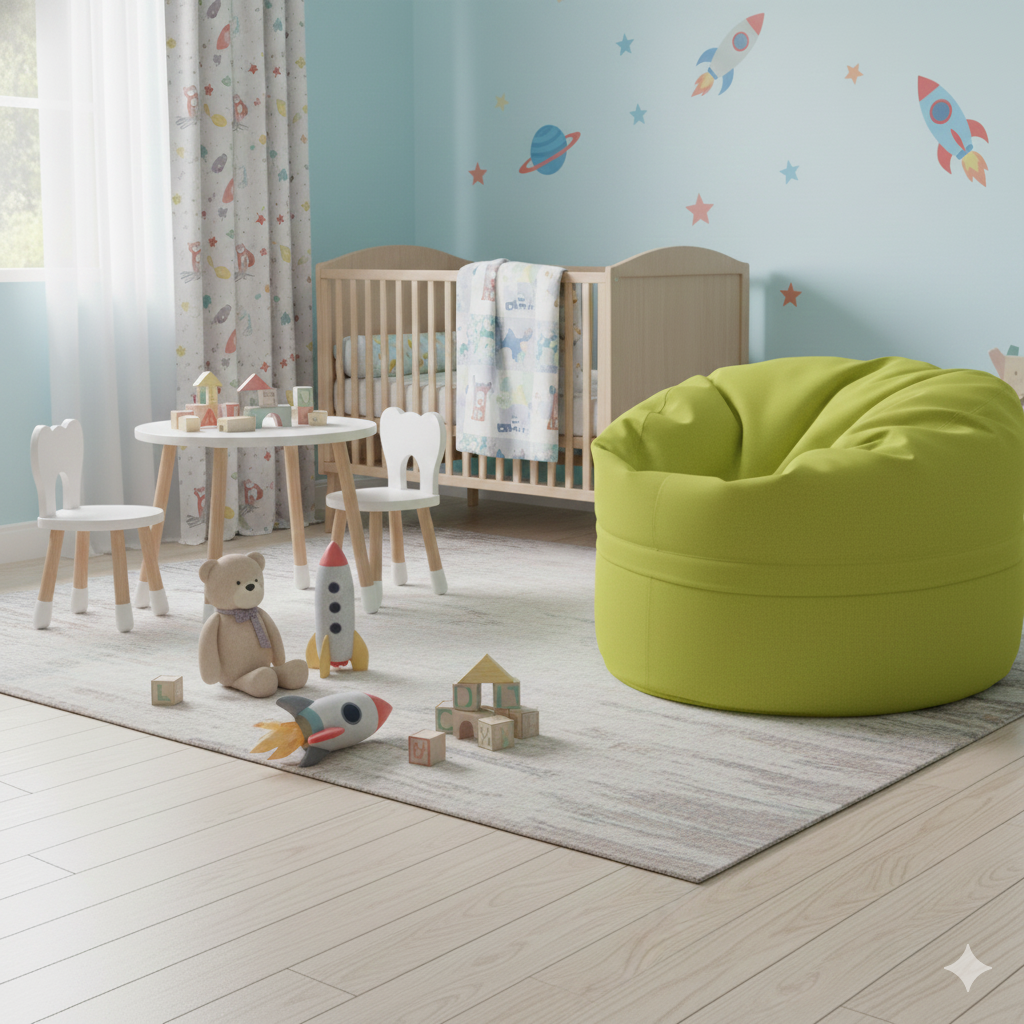 Barnfåtölj Roll 80 Nordic Lime