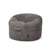 Bean bag Roll 80 Waves Dark Grey