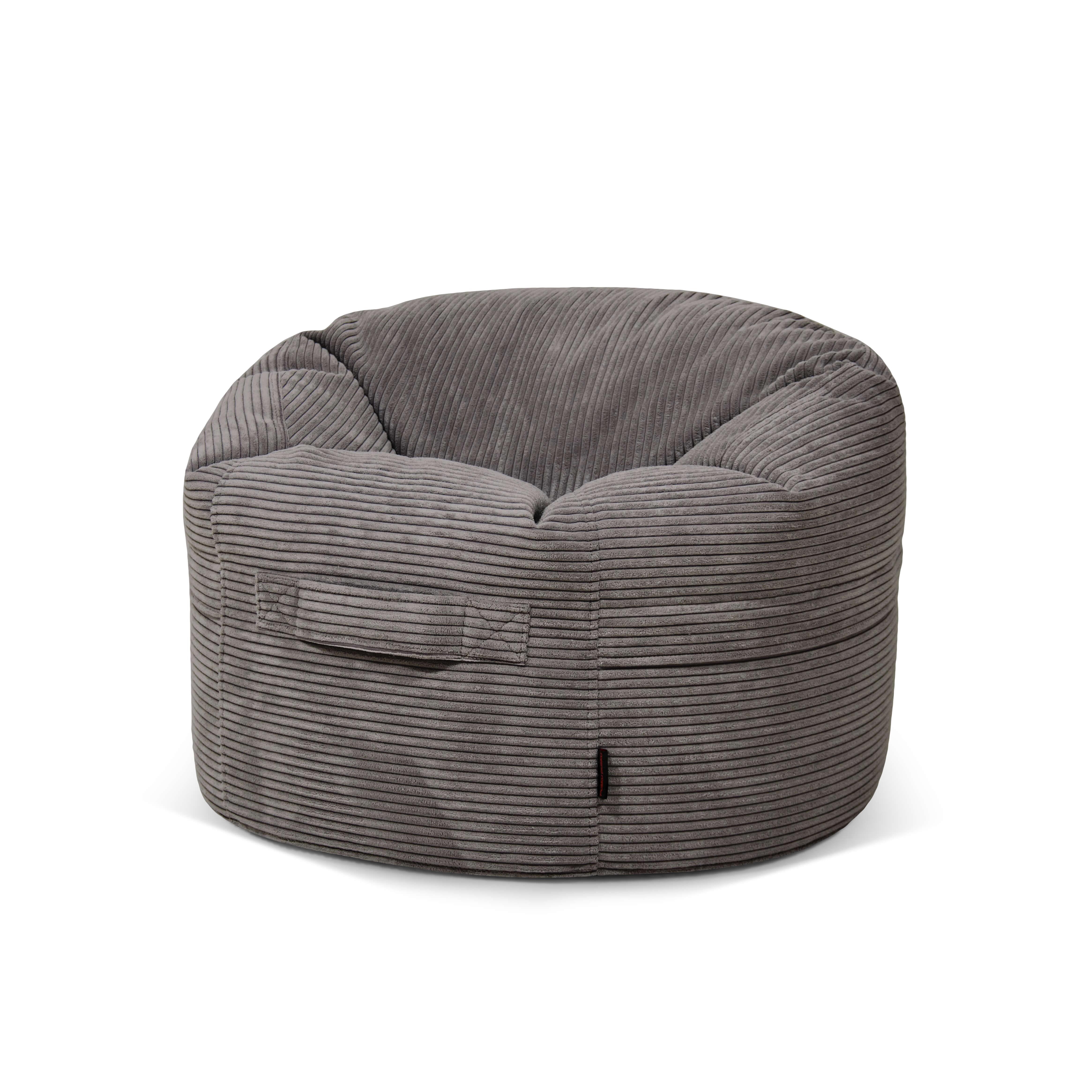 Bean bag Roll 80 Waves Dark Grey