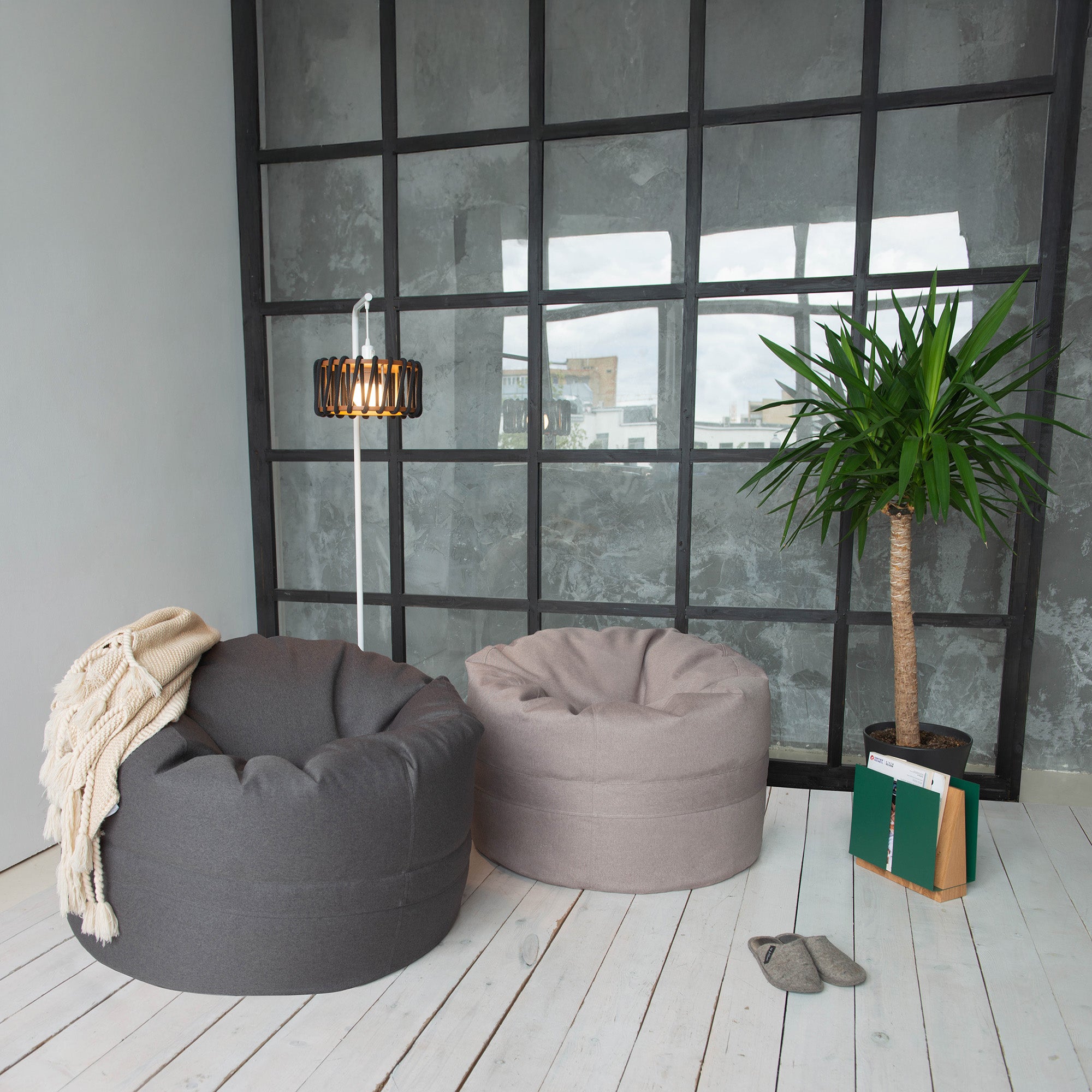 Bean bag Roll 80 Nordic Turquoise