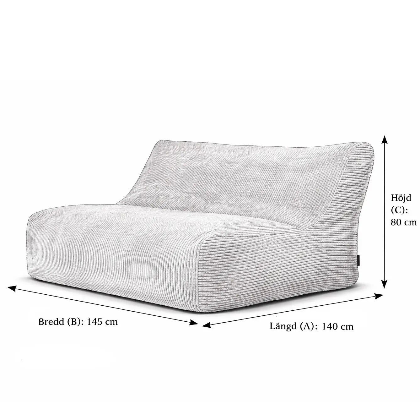 Sittsäck Soffa Lounge Lure Luxe Black SLOWDOWN