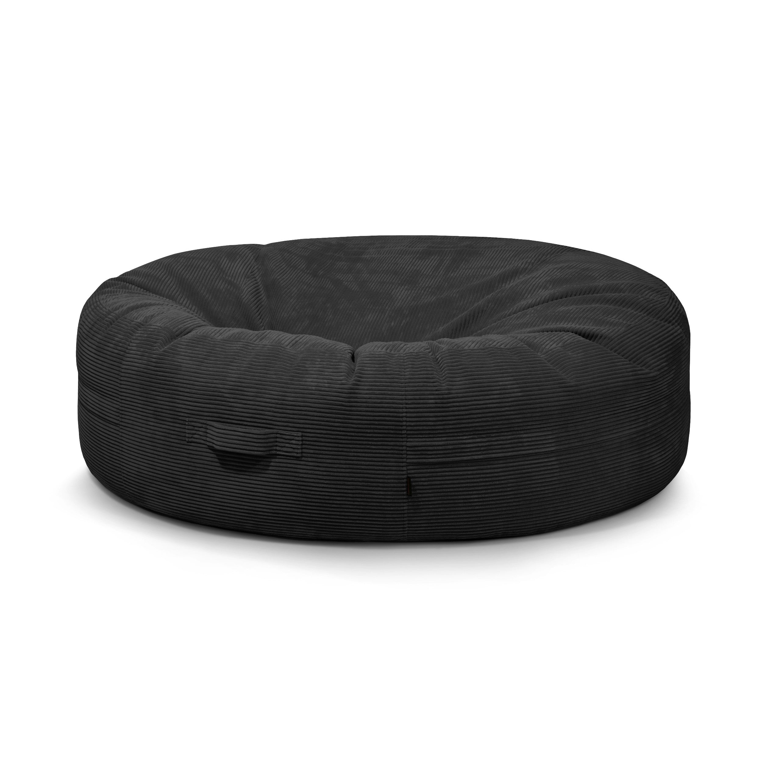 Saccosäck Roll 190 Waves Black-Bean bags-Slowdown