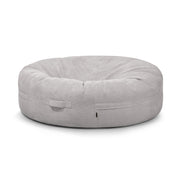 Saccosäck Roll 190 Waves White Grey-Bean bags-Slowdown
