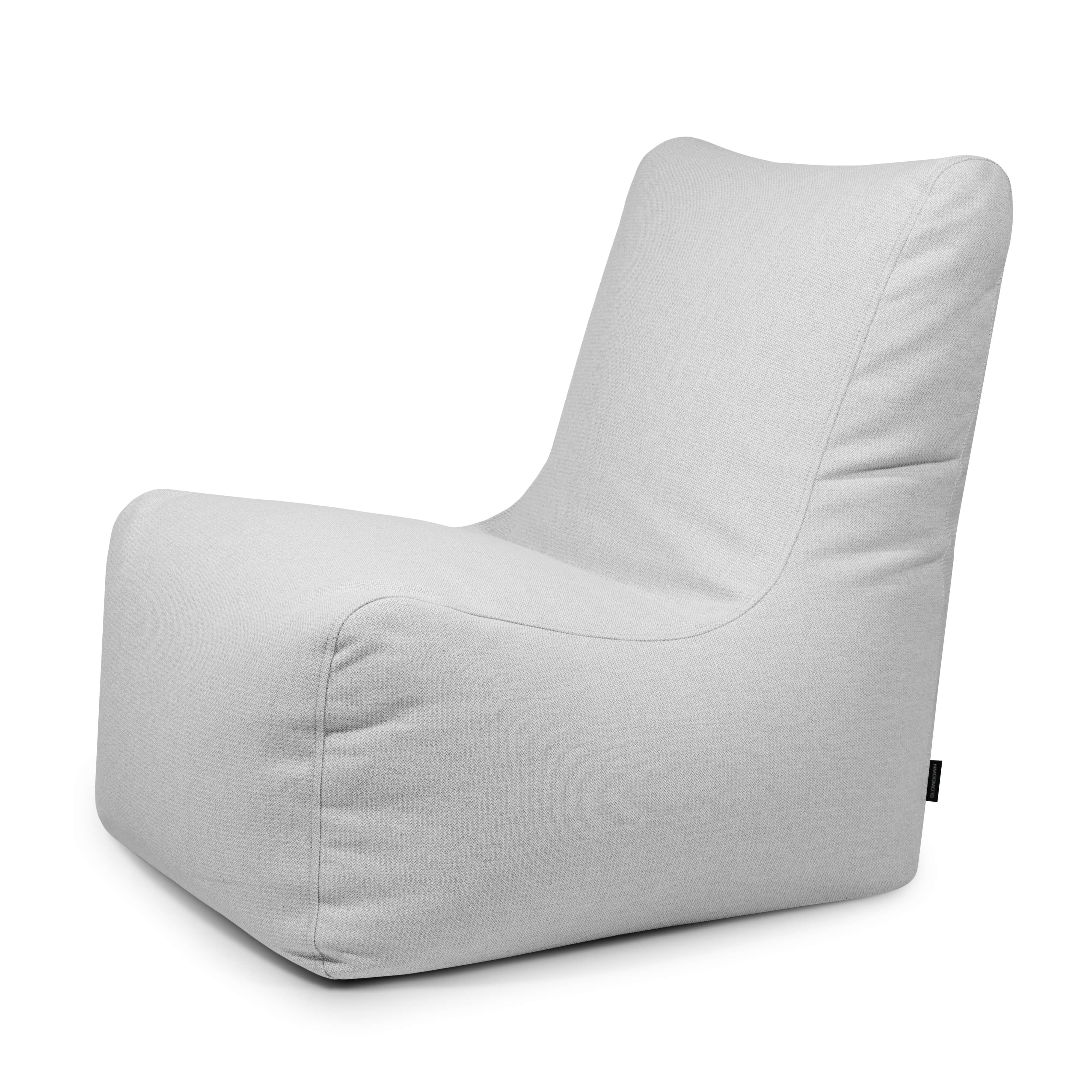 Bean bag Seat Dunẽs Fluffy White