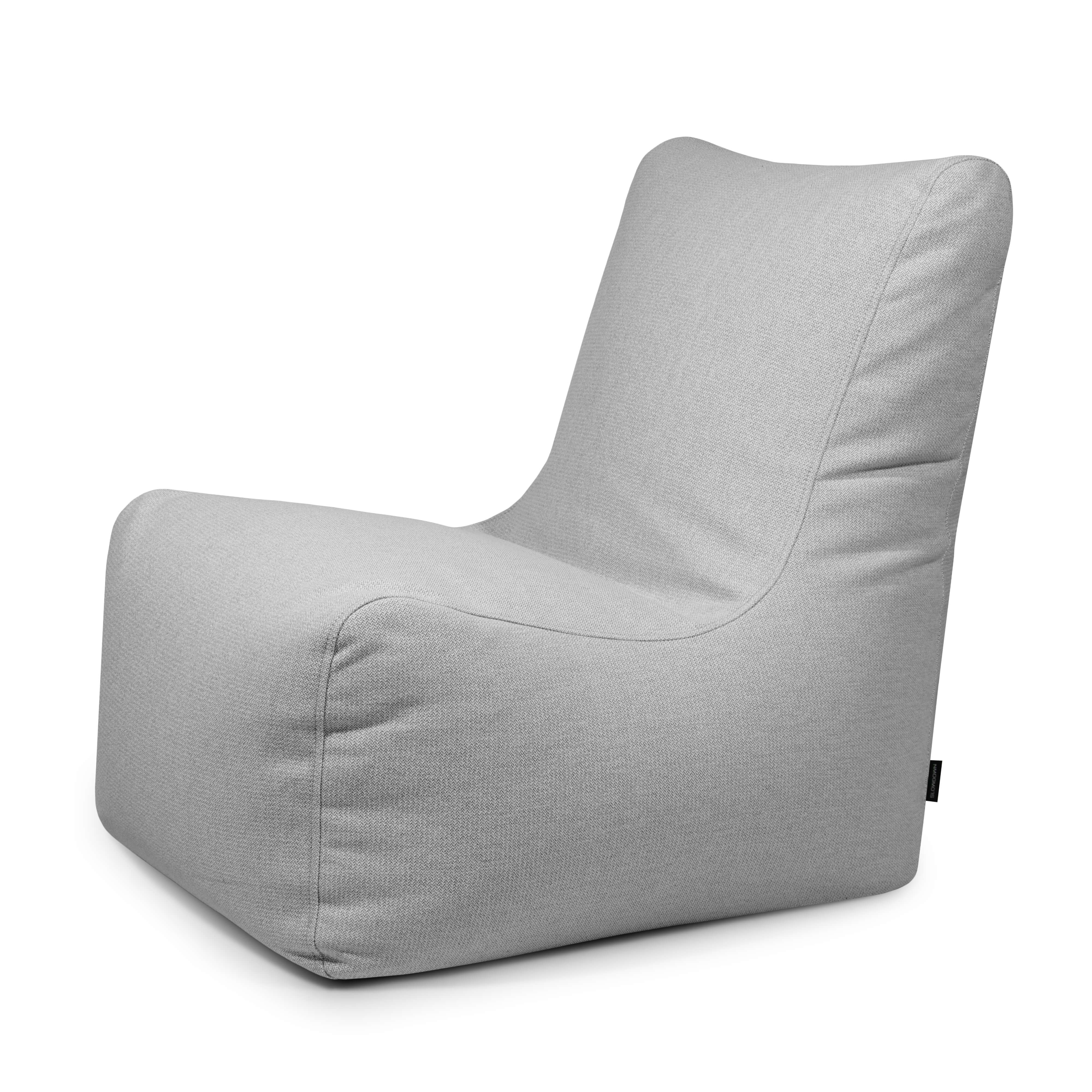 Bean bag Seat Dunẽs White Grey