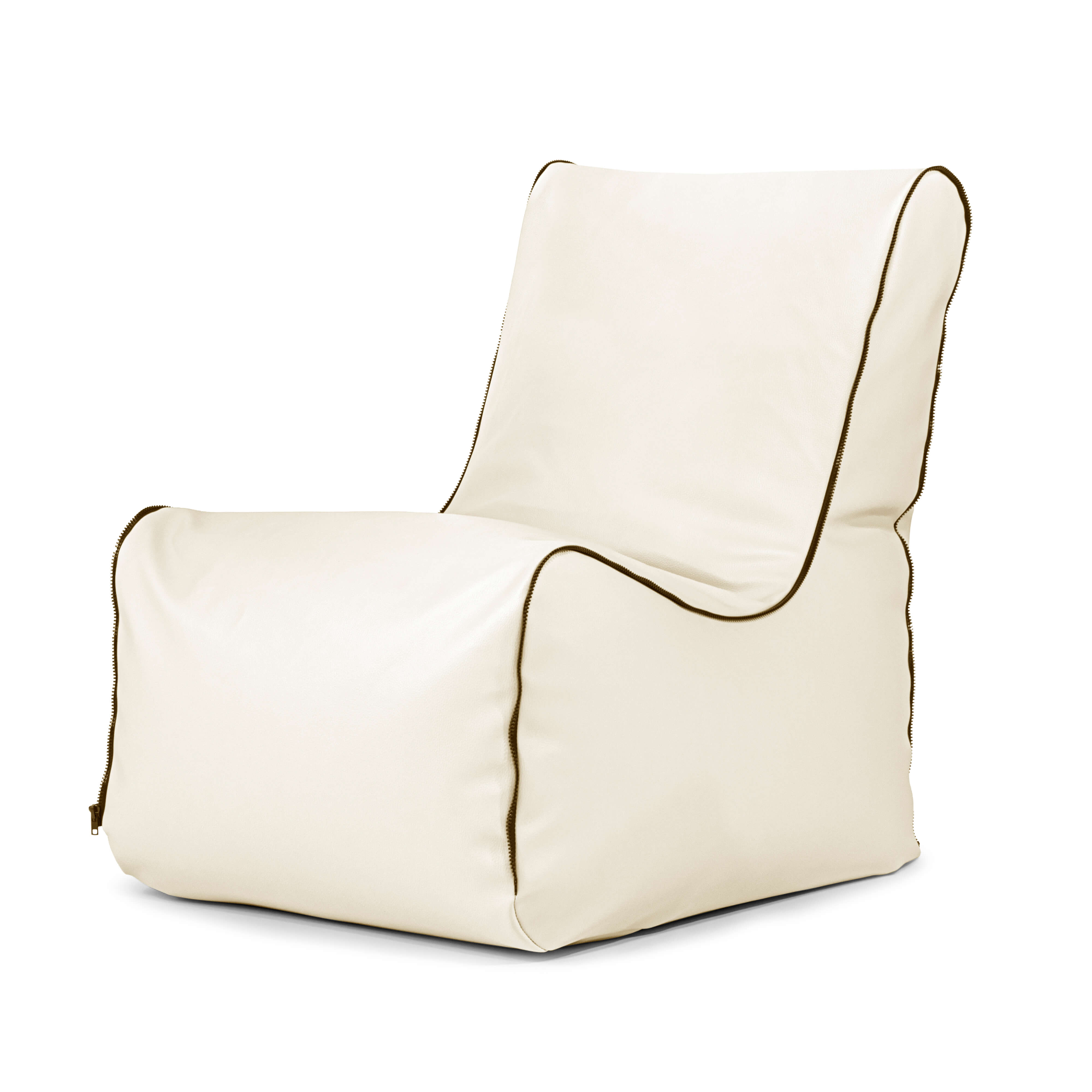 Bean bag Seat Zip Outside Beige