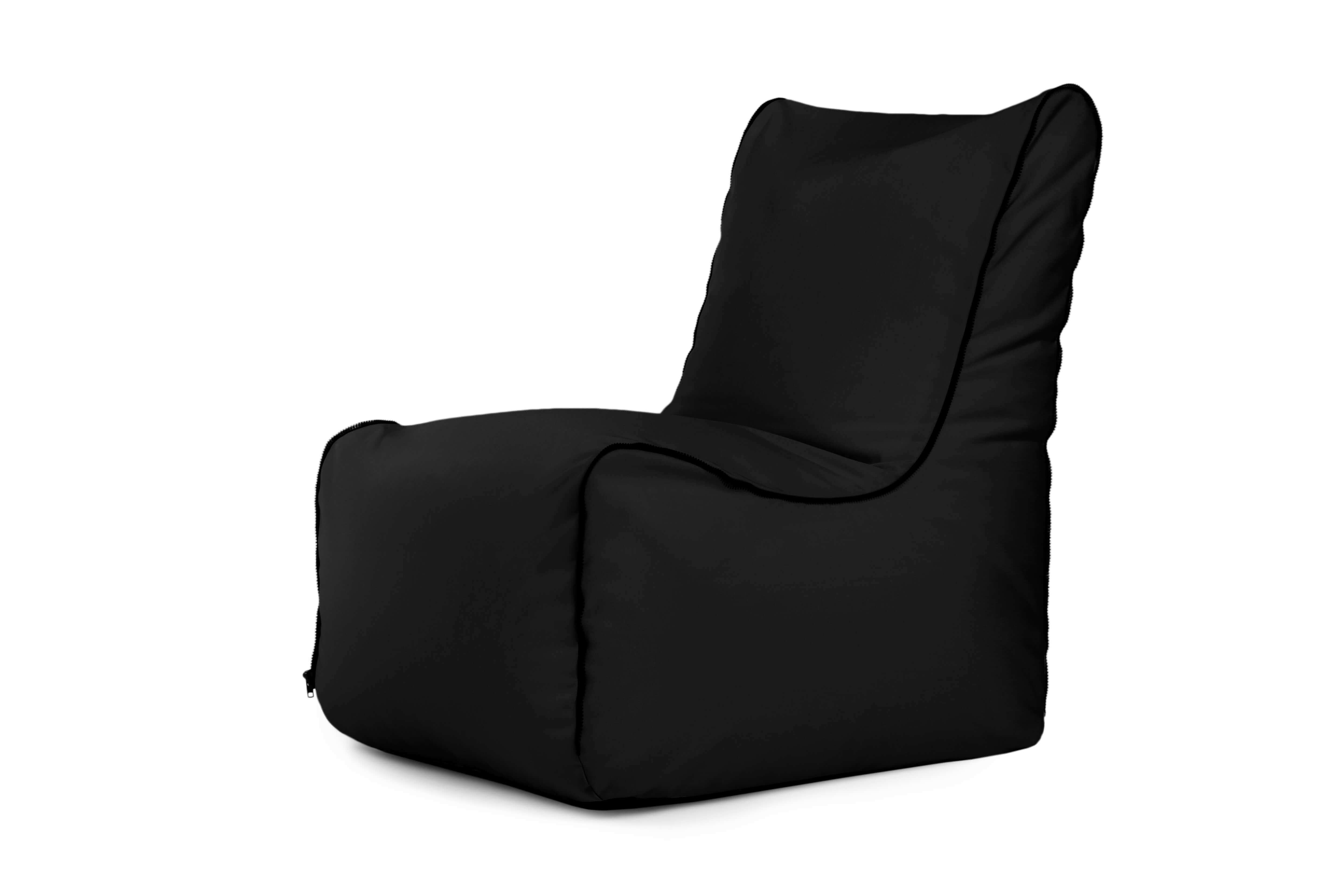 Bean bag Seat Zip Colorin Black