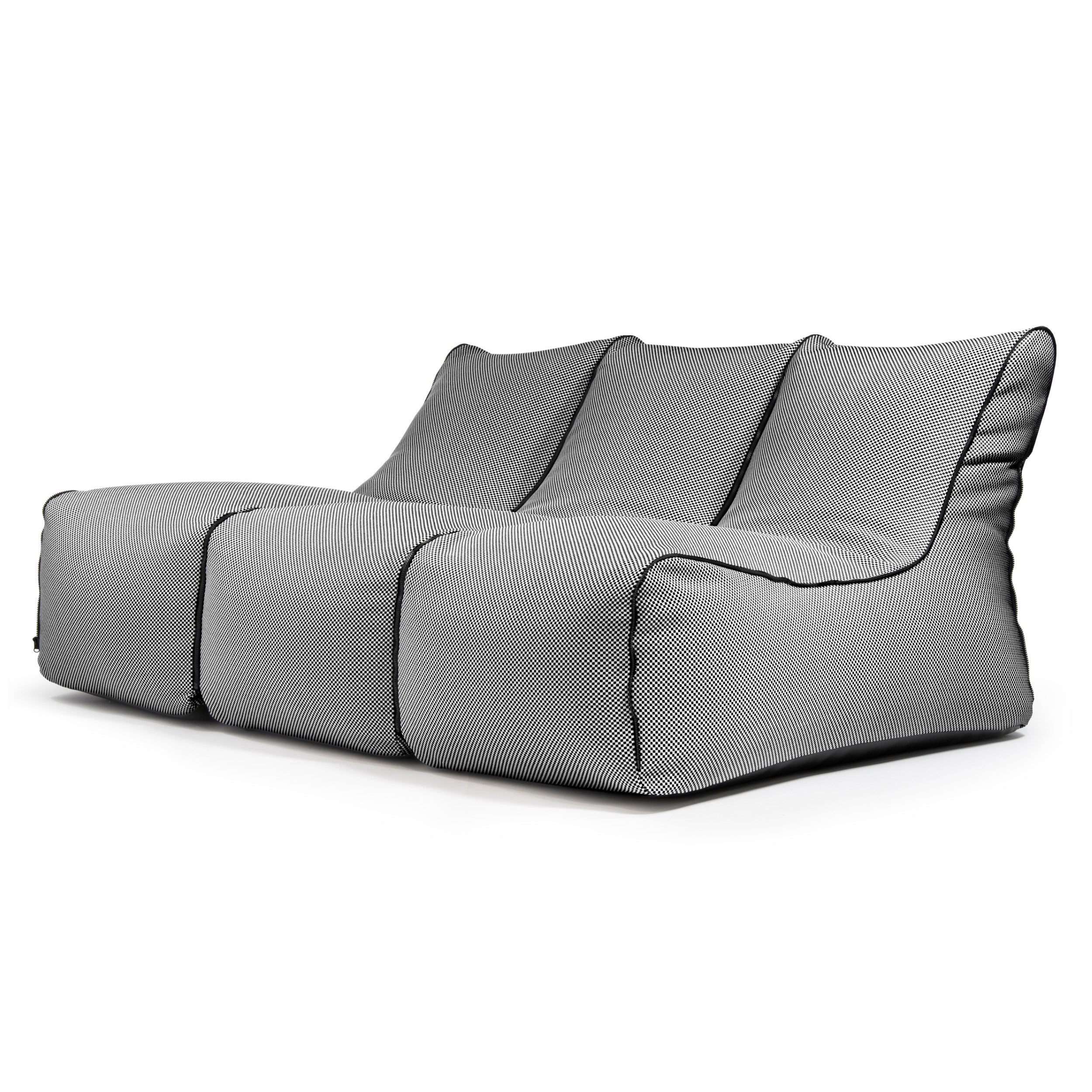 Sittsäck Lounge Zip Capri Grey