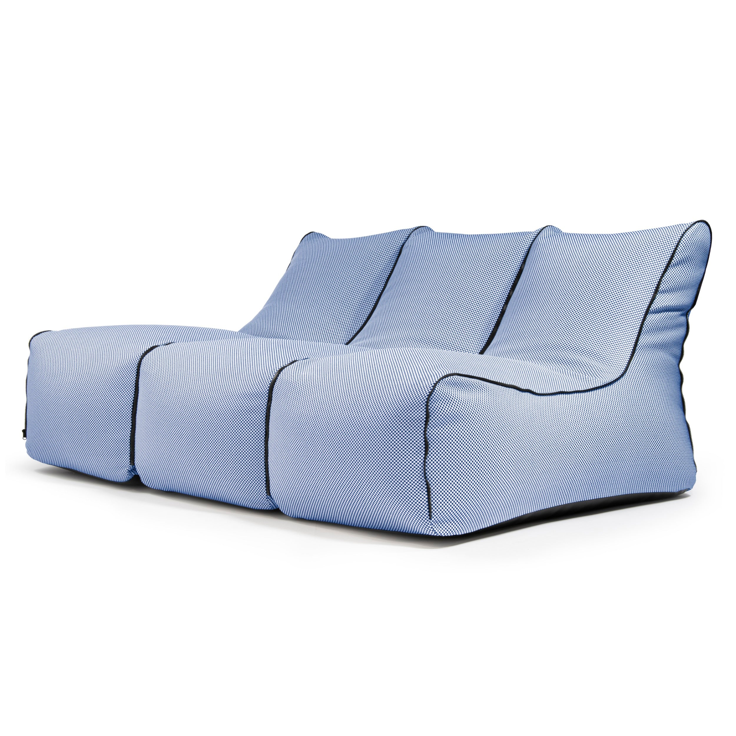 Sittsäck Lounge Zip Capri Blue