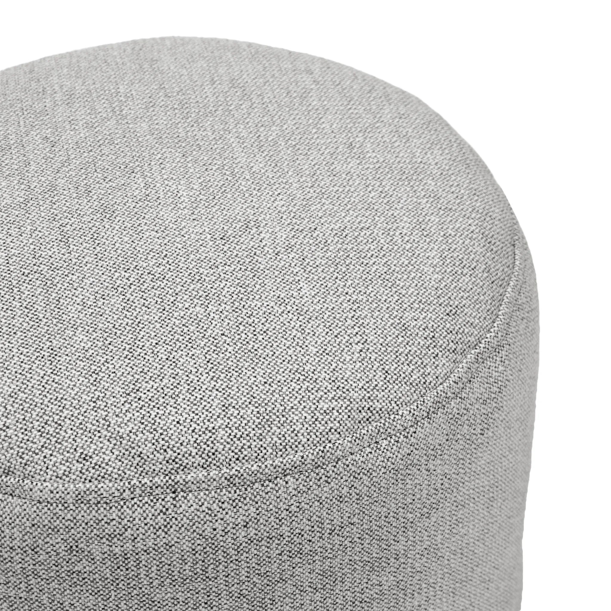 Sittpuff Fotpall Mini Dunẽs White Grey-Mini sittpuffar-Slowdown