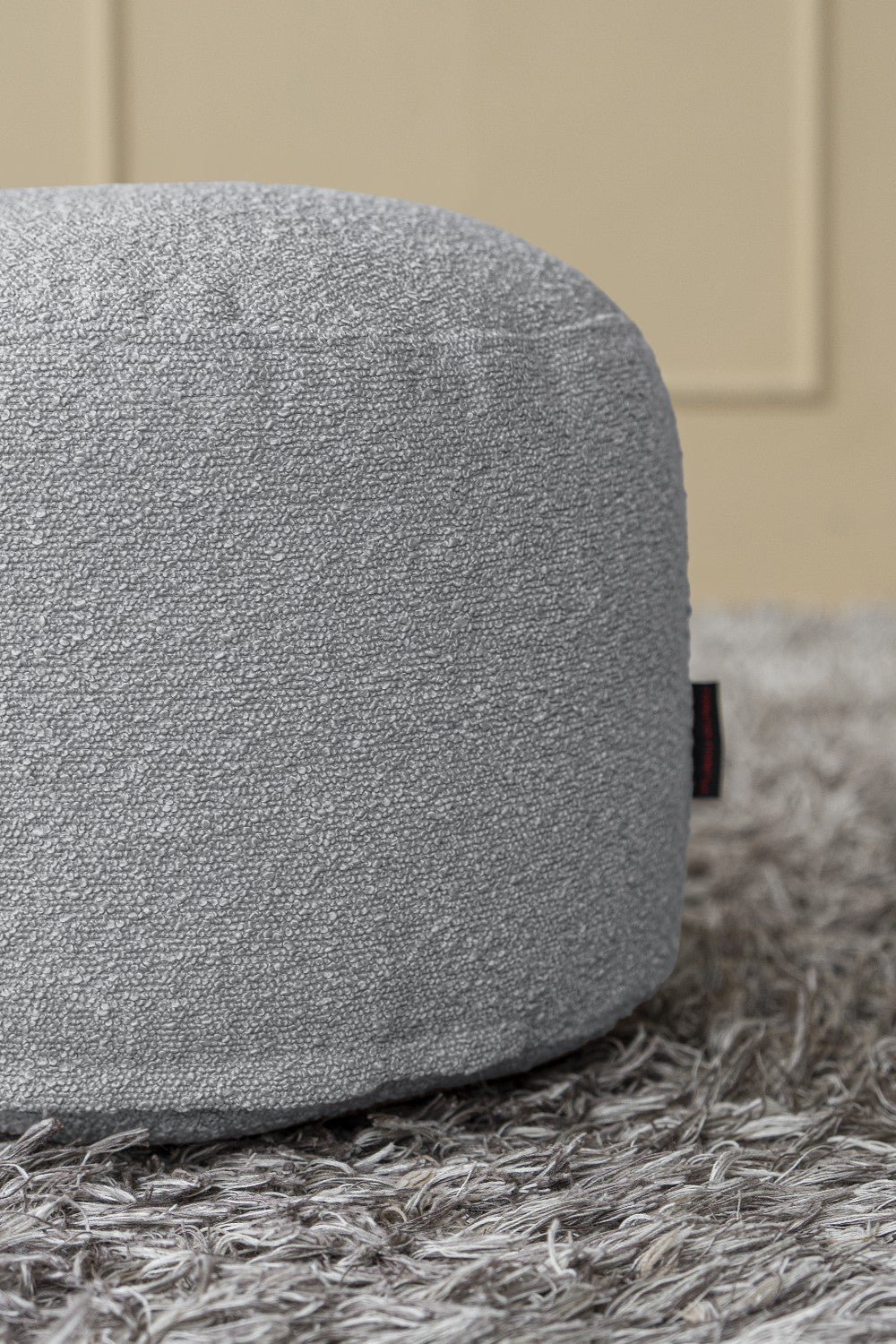 Sittpuff Fotpall Mini Madu Light Grey-Mini sittpuffar-Slowdown