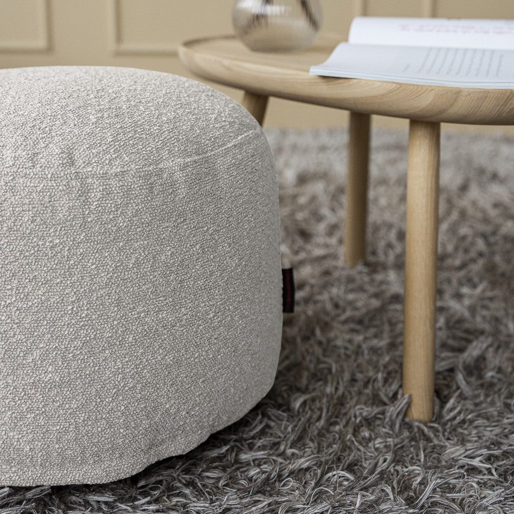 Sittpuff Fotpall Mini Madu White-Mini sittpuffar-Slowdown