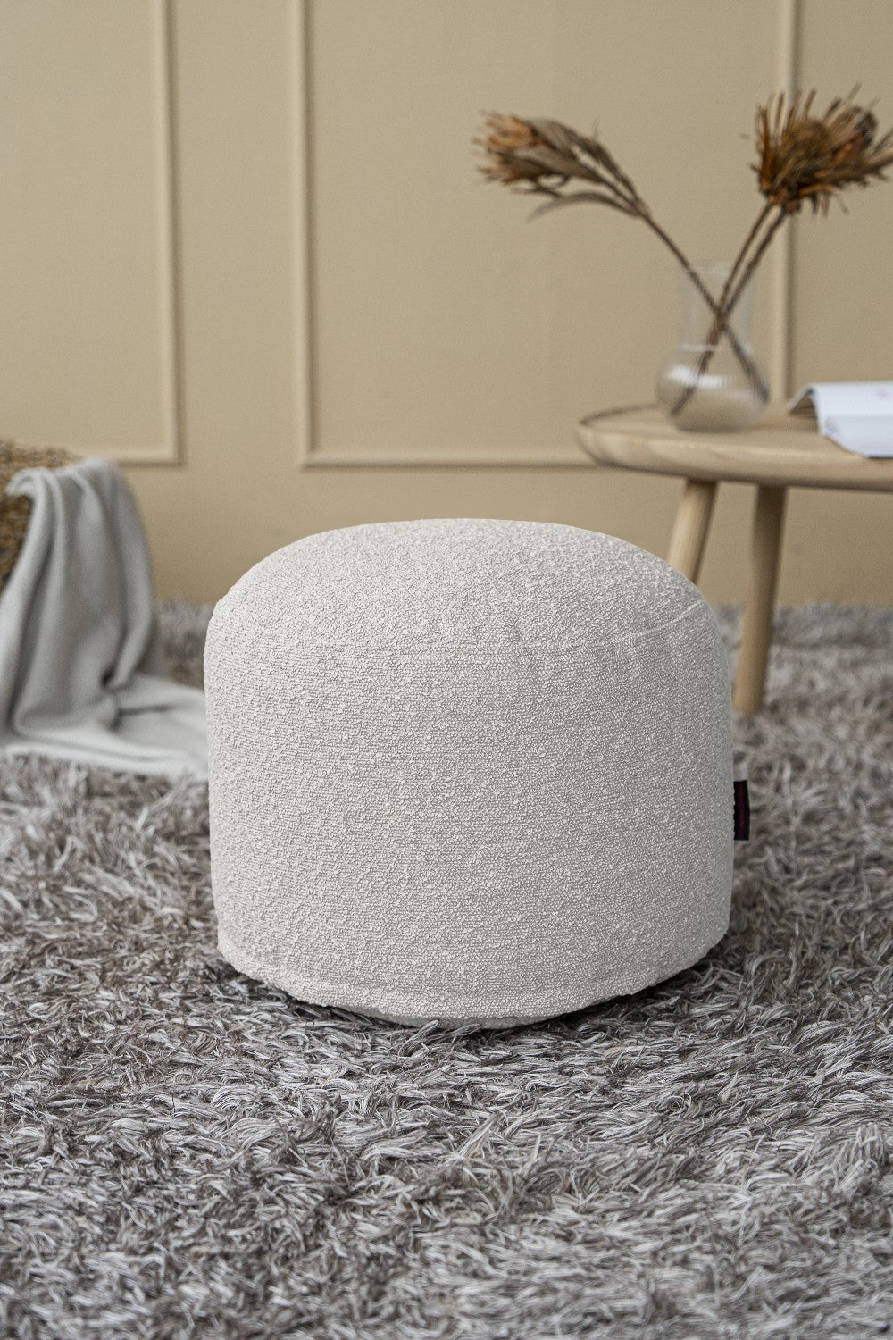 Sittpuff Fotpall Mini Madu White-Mini sittpuffar-Slowdown