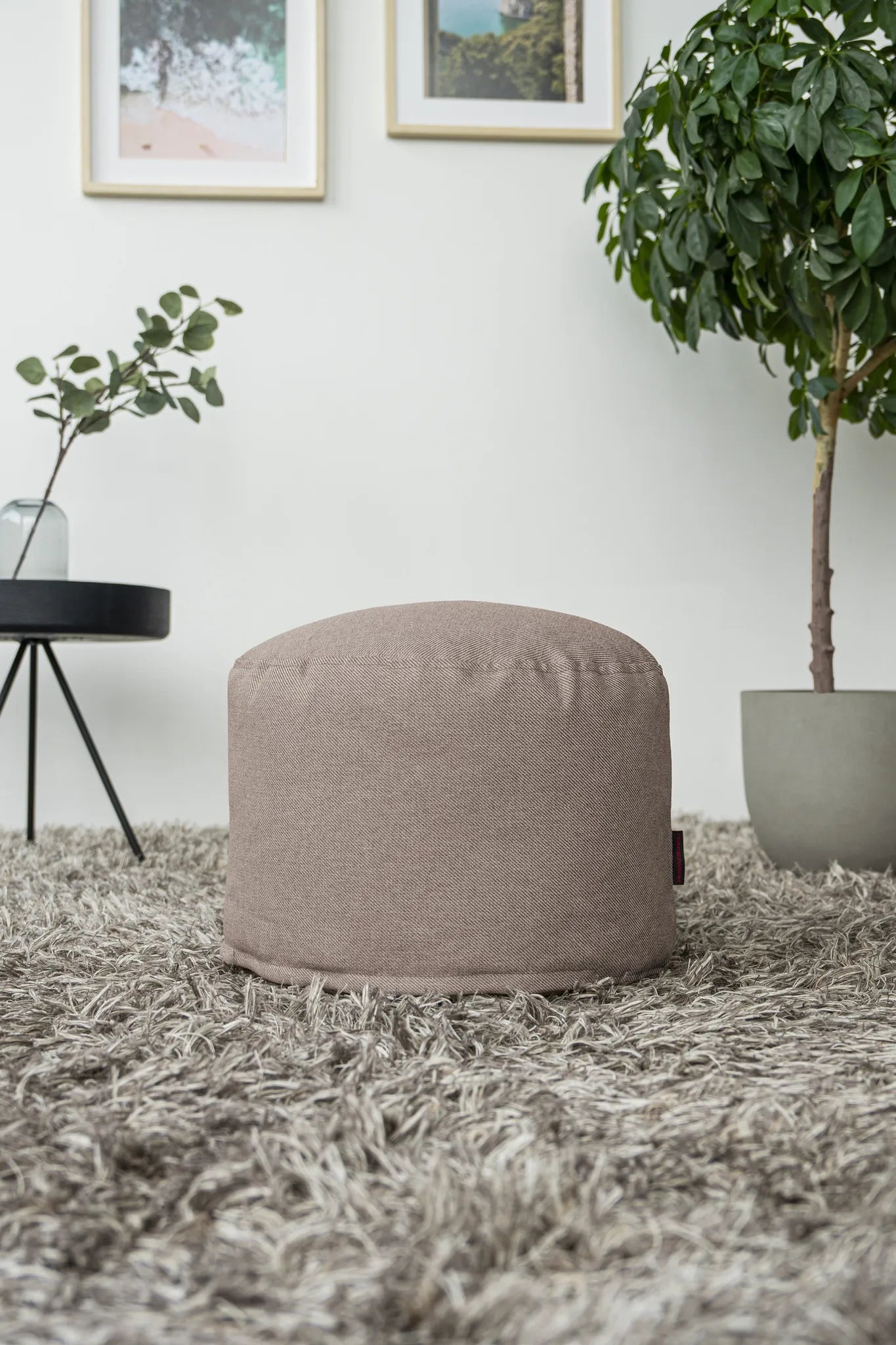 Sittpuff Fotpall Mini Riviera Cacao-Bean bags-Slowdown