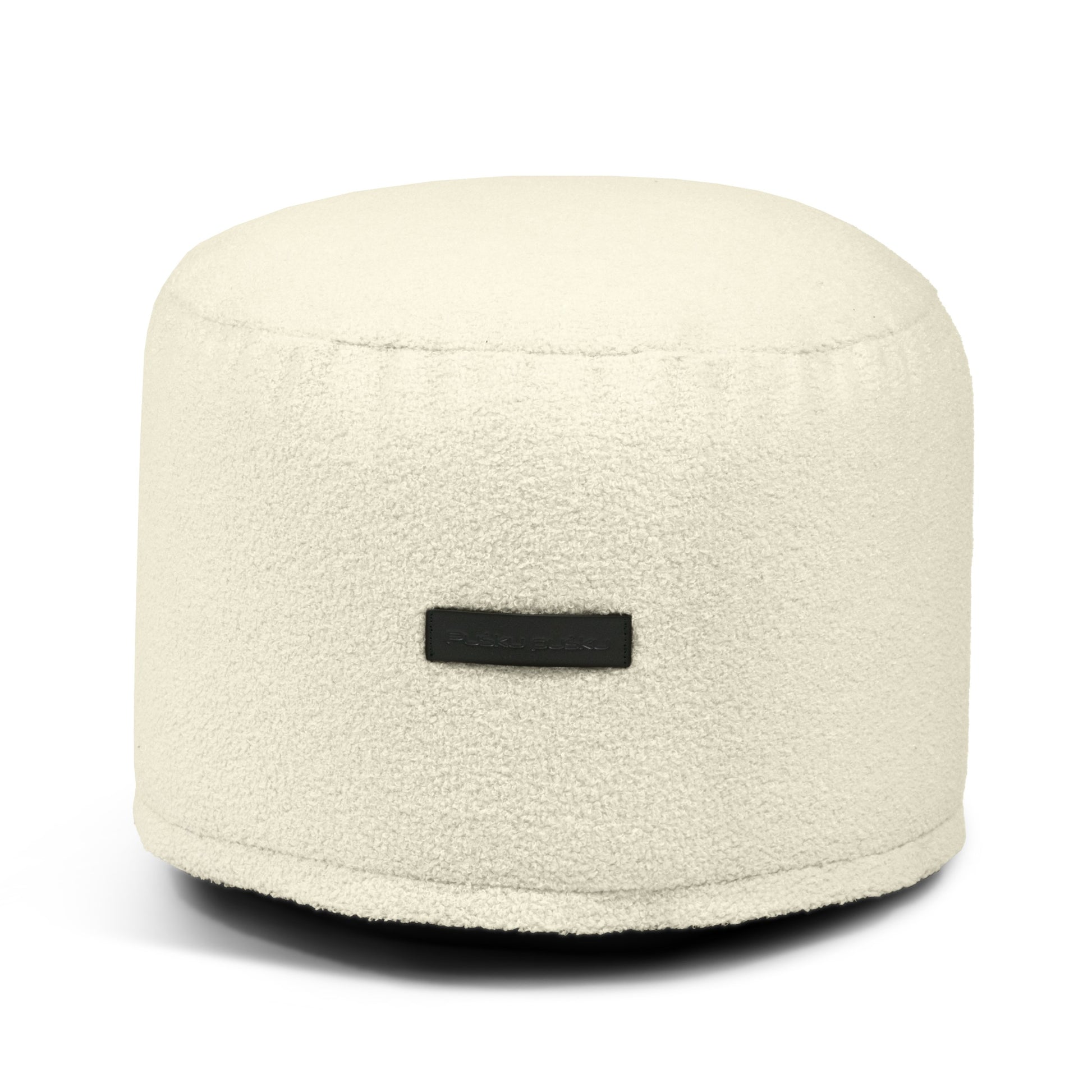Sittpuff Fotpall Mini Teddy Cream-Mini sittpuffar-Slowdown