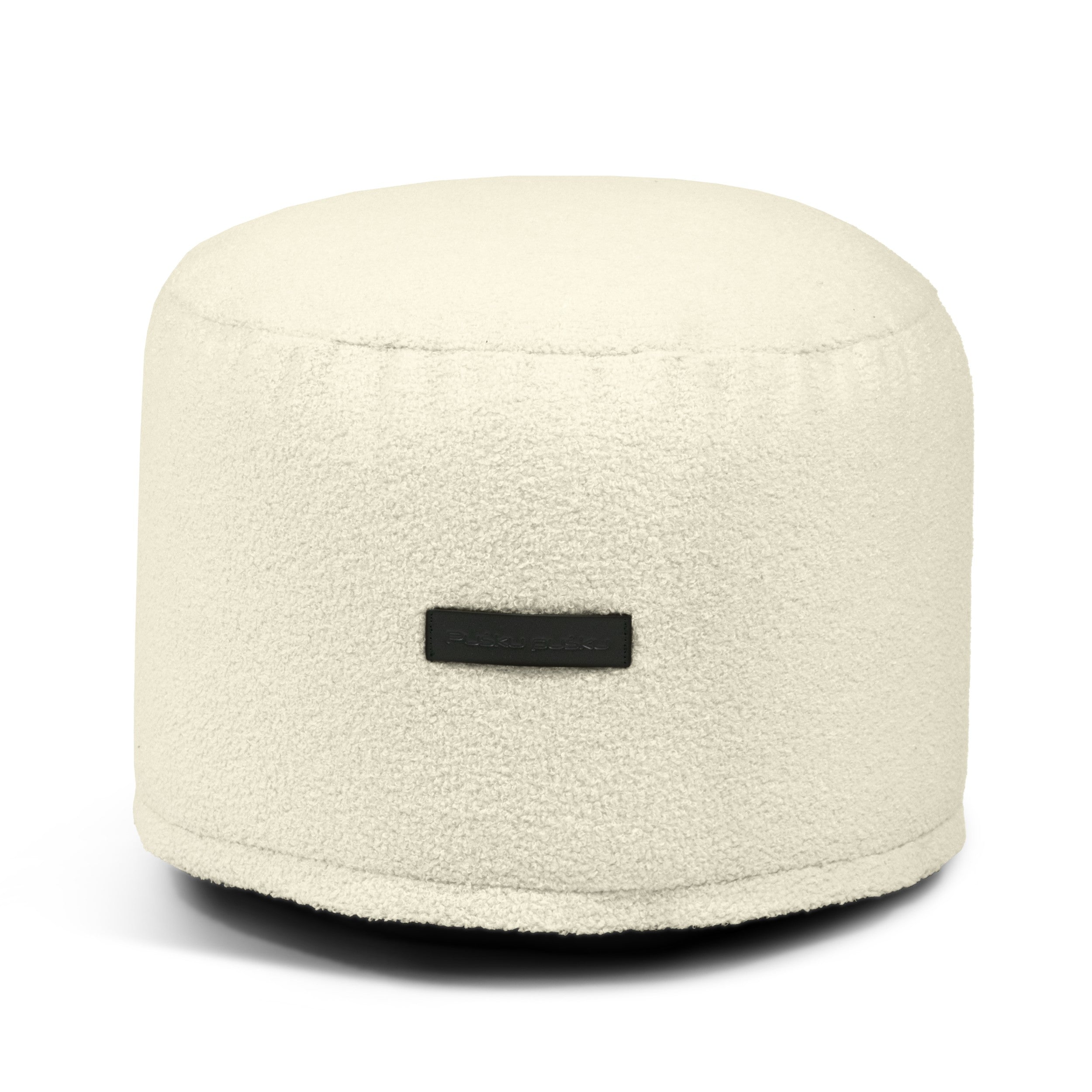 Sittpuff Fotpall Mini Teddy Cream-Mini sittpuffar-Slowdown