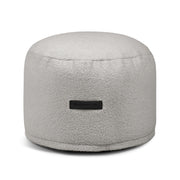 Pouf Mini Teddy White Grey