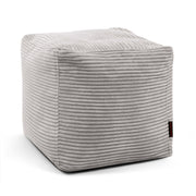 Pouf Up! Waves White Grey