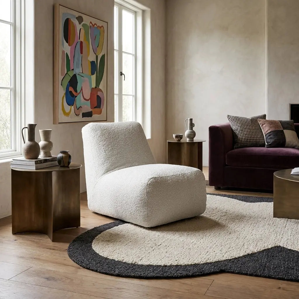 Sittsäck Tube Madu White SLOWDOWN