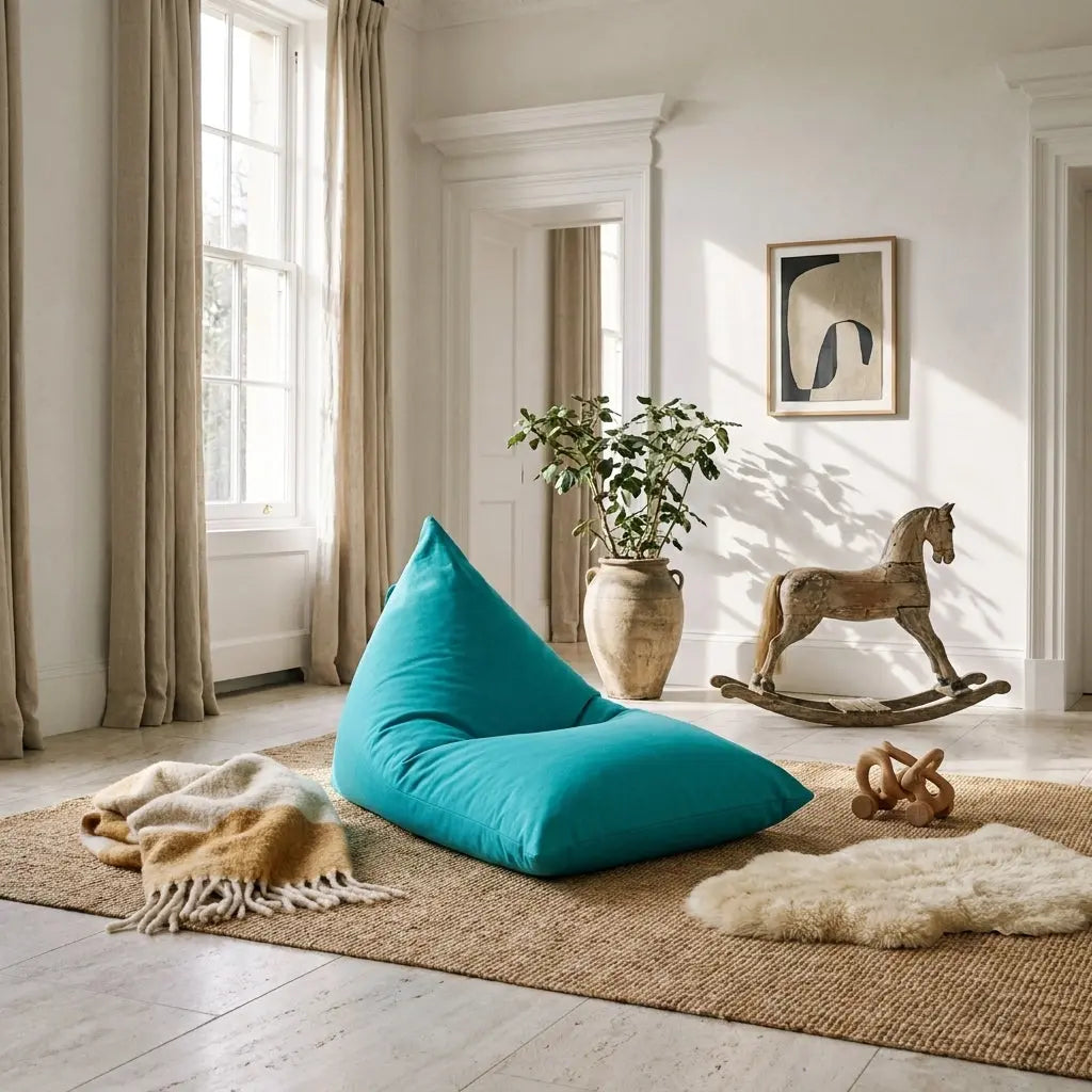 Sittsäck Barnfåtölj Razzy OX Turquoise