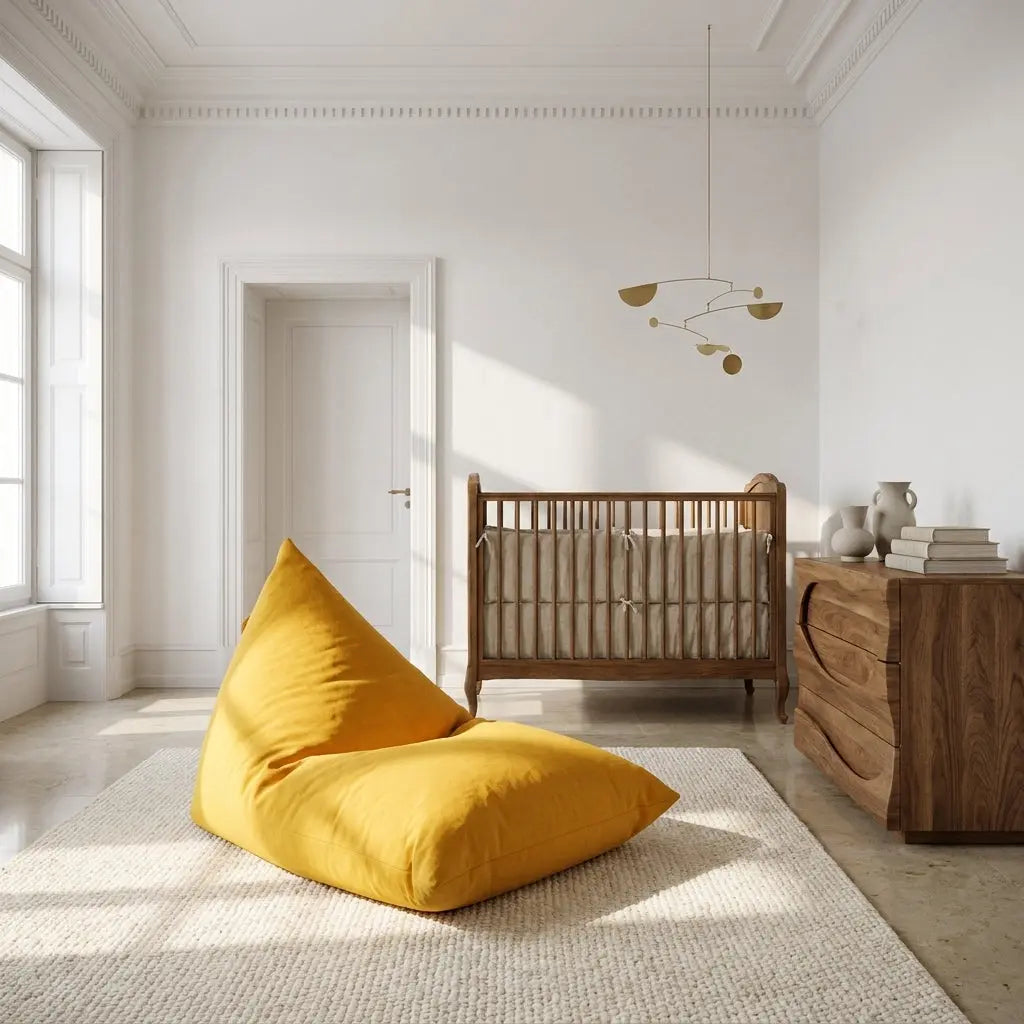 Sittsäck Barnfåtölj Razzy OX Yellow