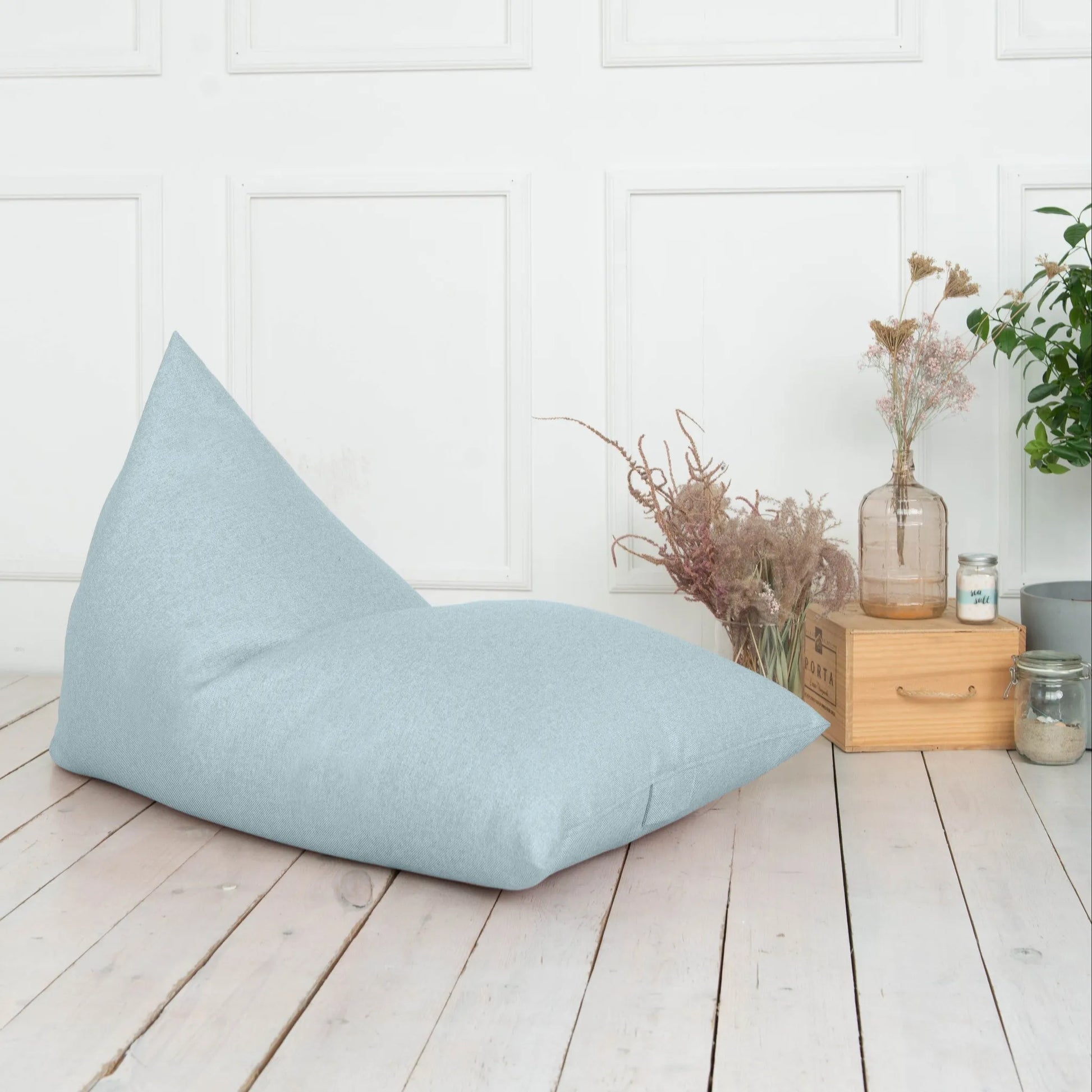 Sittsäck Barnfåtölj Razzy Riviera Aquamarine-Barnfåtölj-Slowdown