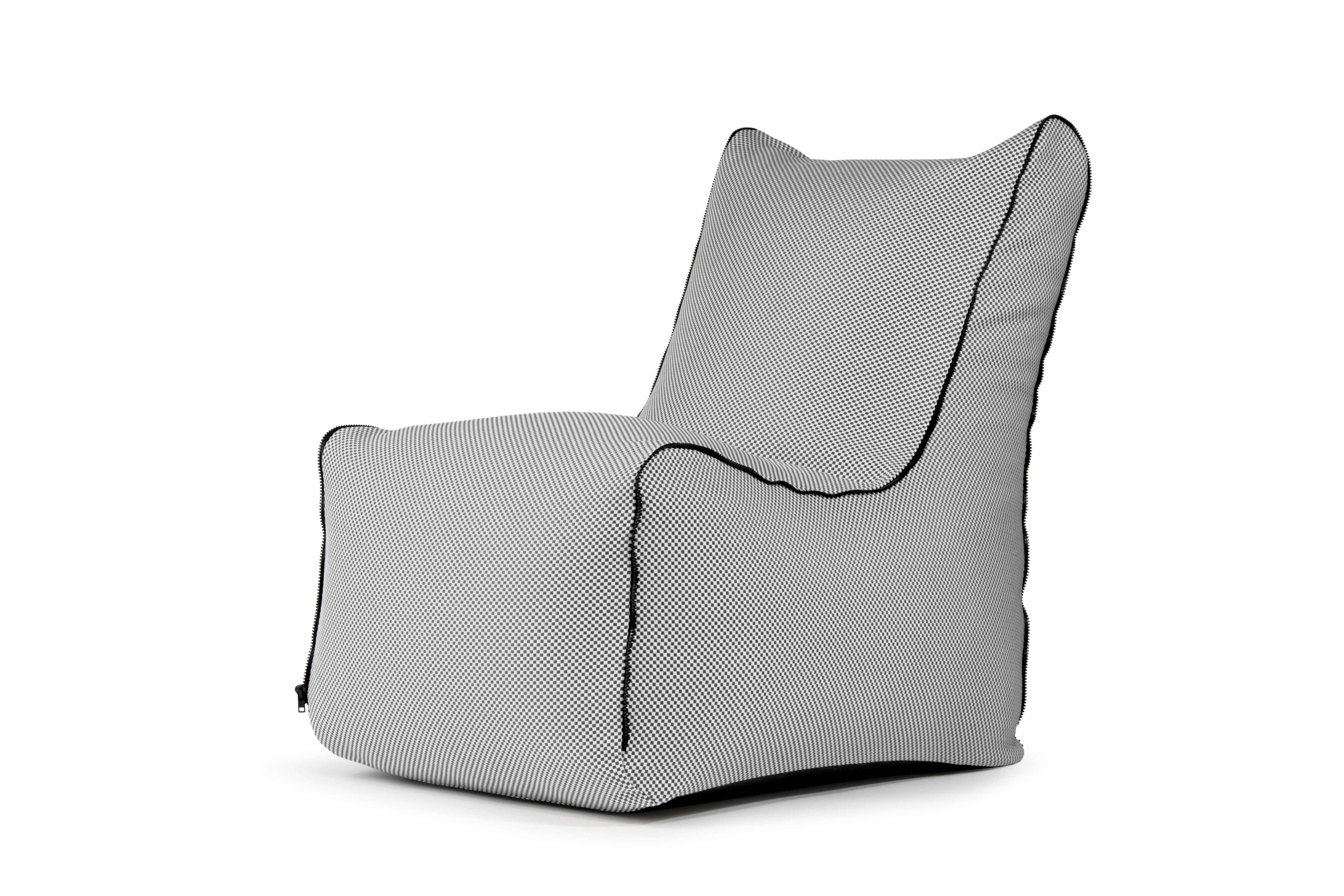 Bean bag Seat Zip Capri Grey