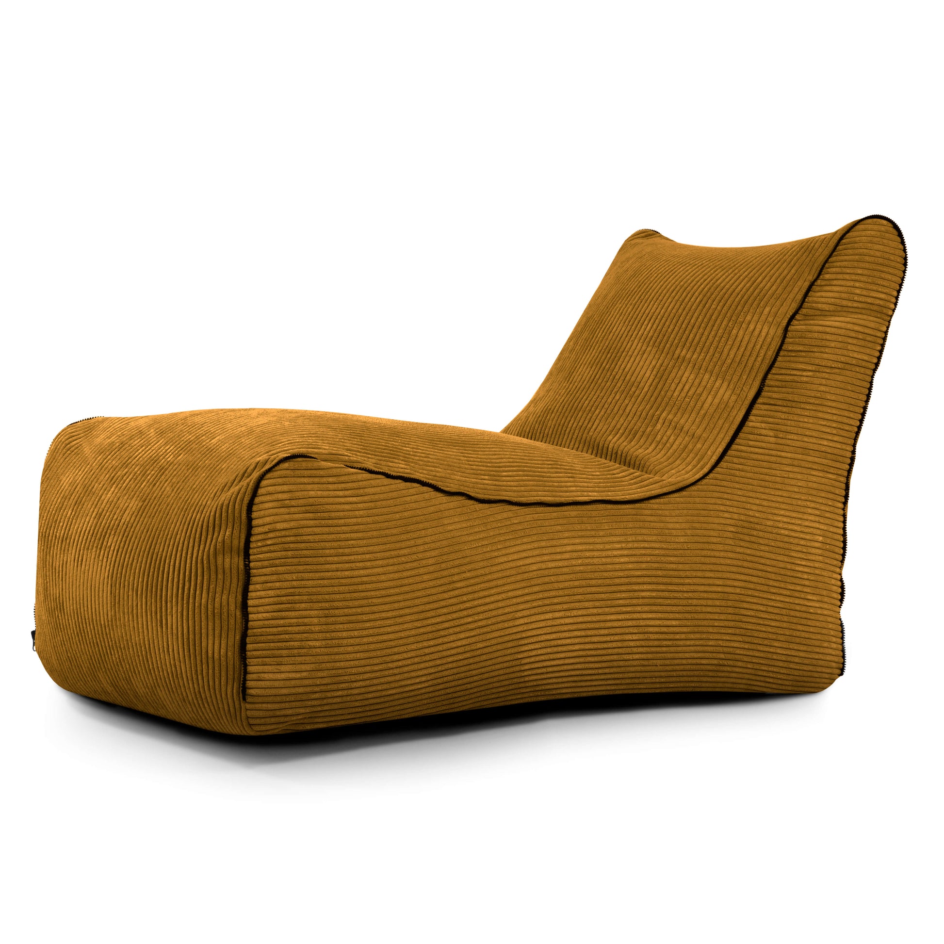 Bean bag Lounge Zip Waves Mustard