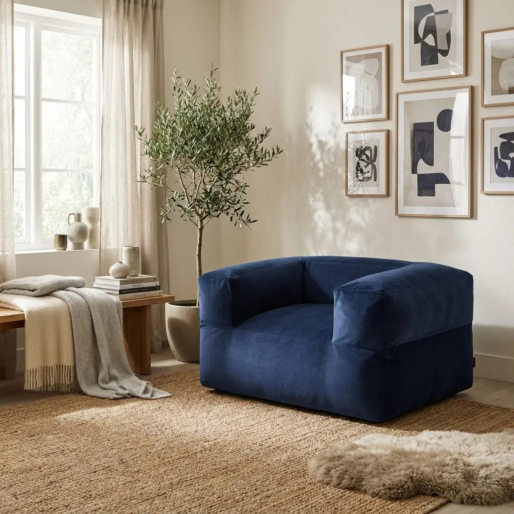 Sittsäck MooG Barcelona Navy