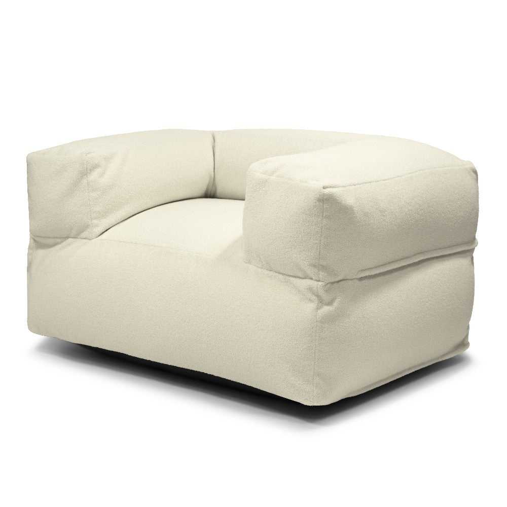 Sittsäck MooG Teddy Cream-Bean bags-Slowdown