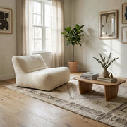 Sittsäck Soffa Lounge Teddy Cream