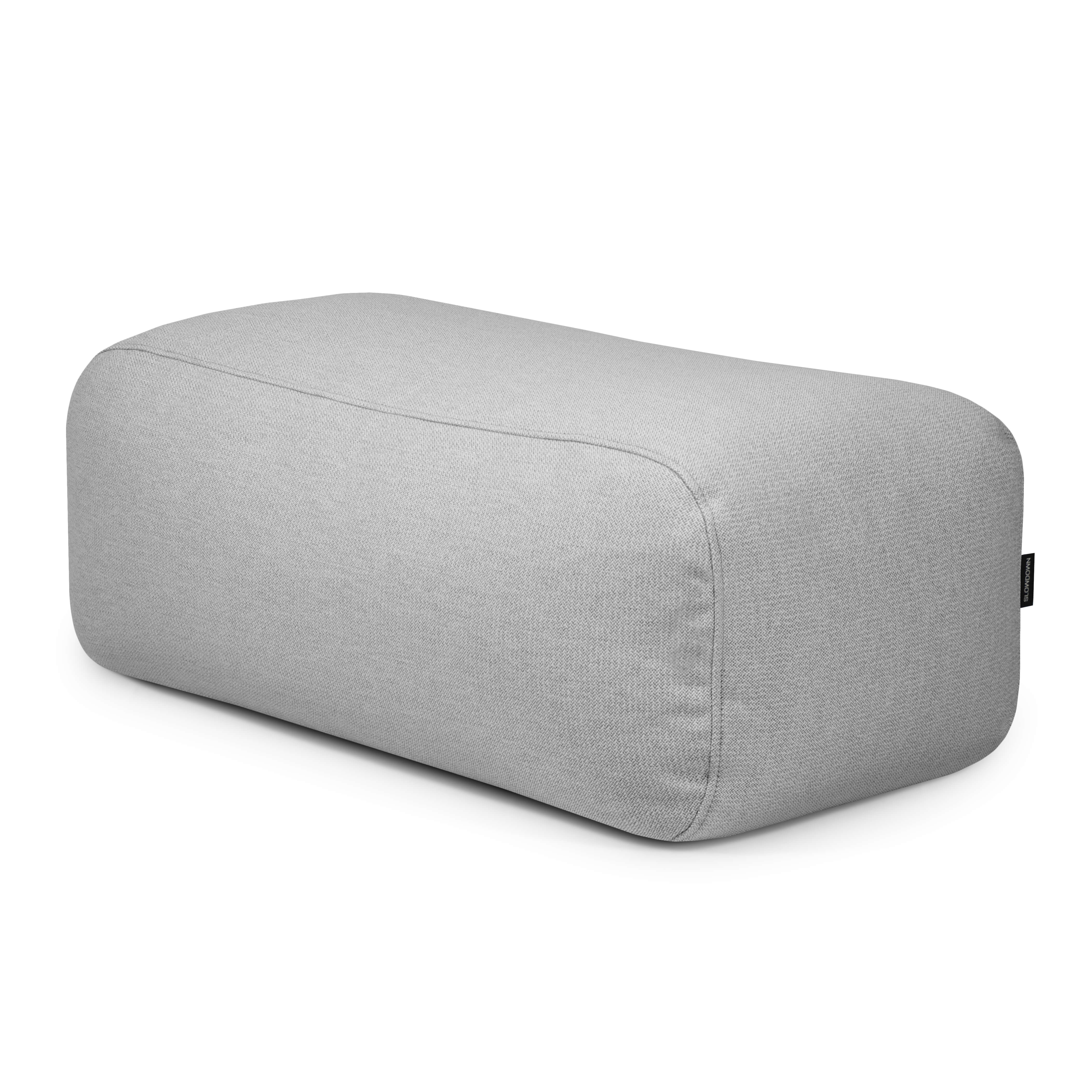 Bean bag Tube 100 Pouf Dunẽs White Grey