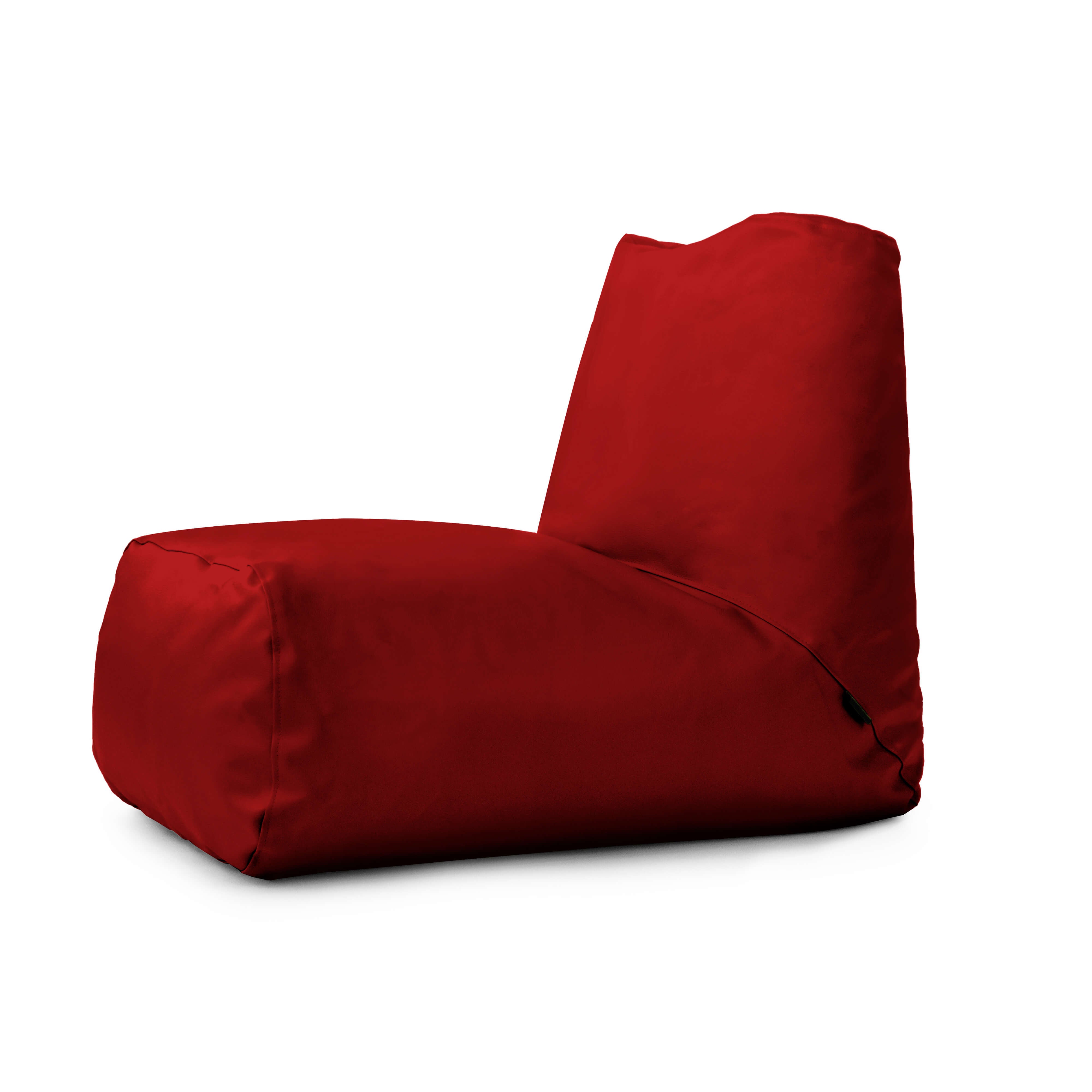 Bean bag Tube Outside Dark Red